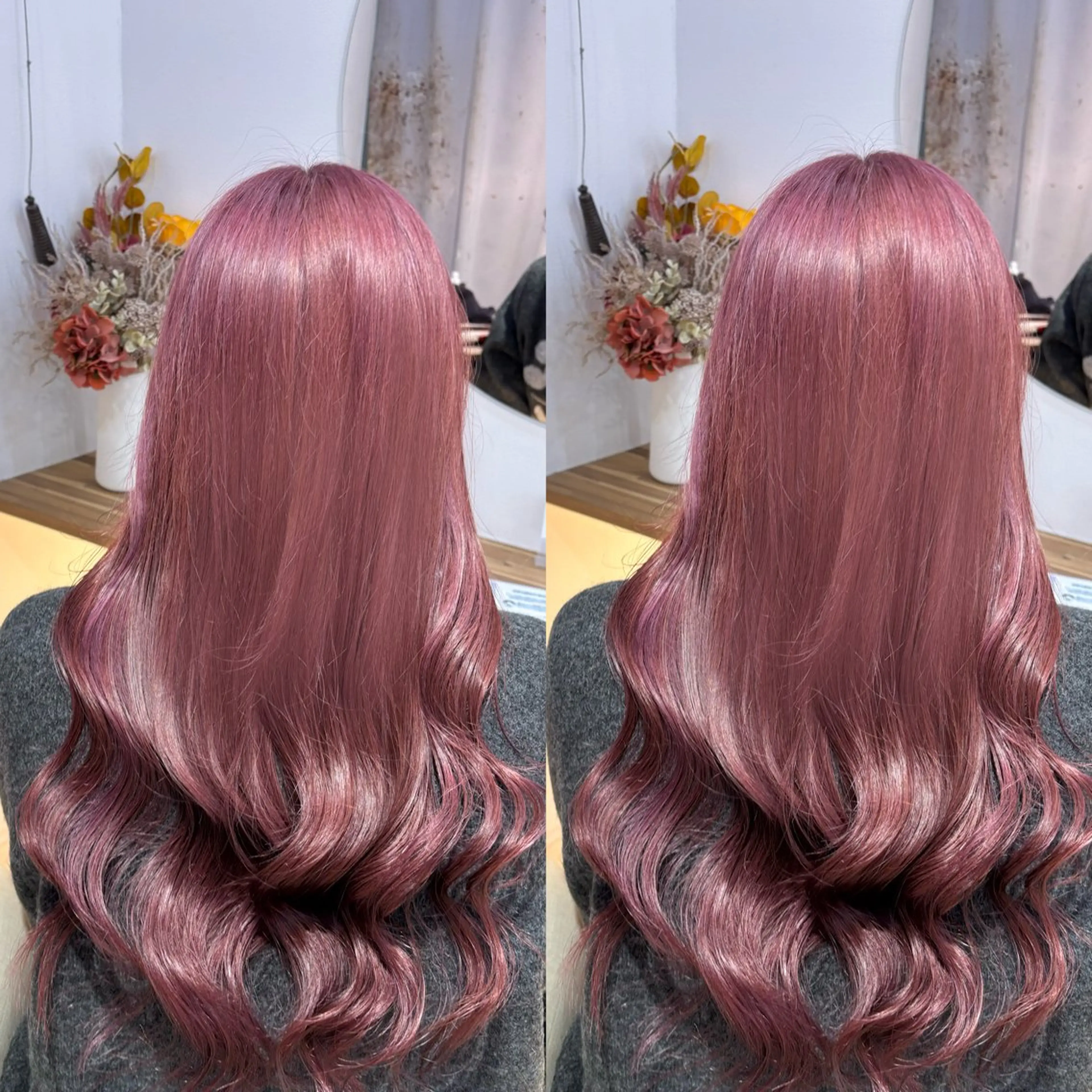 ロング ヘアカラー トリートメント 🍒しの🍒 カット/艶カラーのヘアスタイル