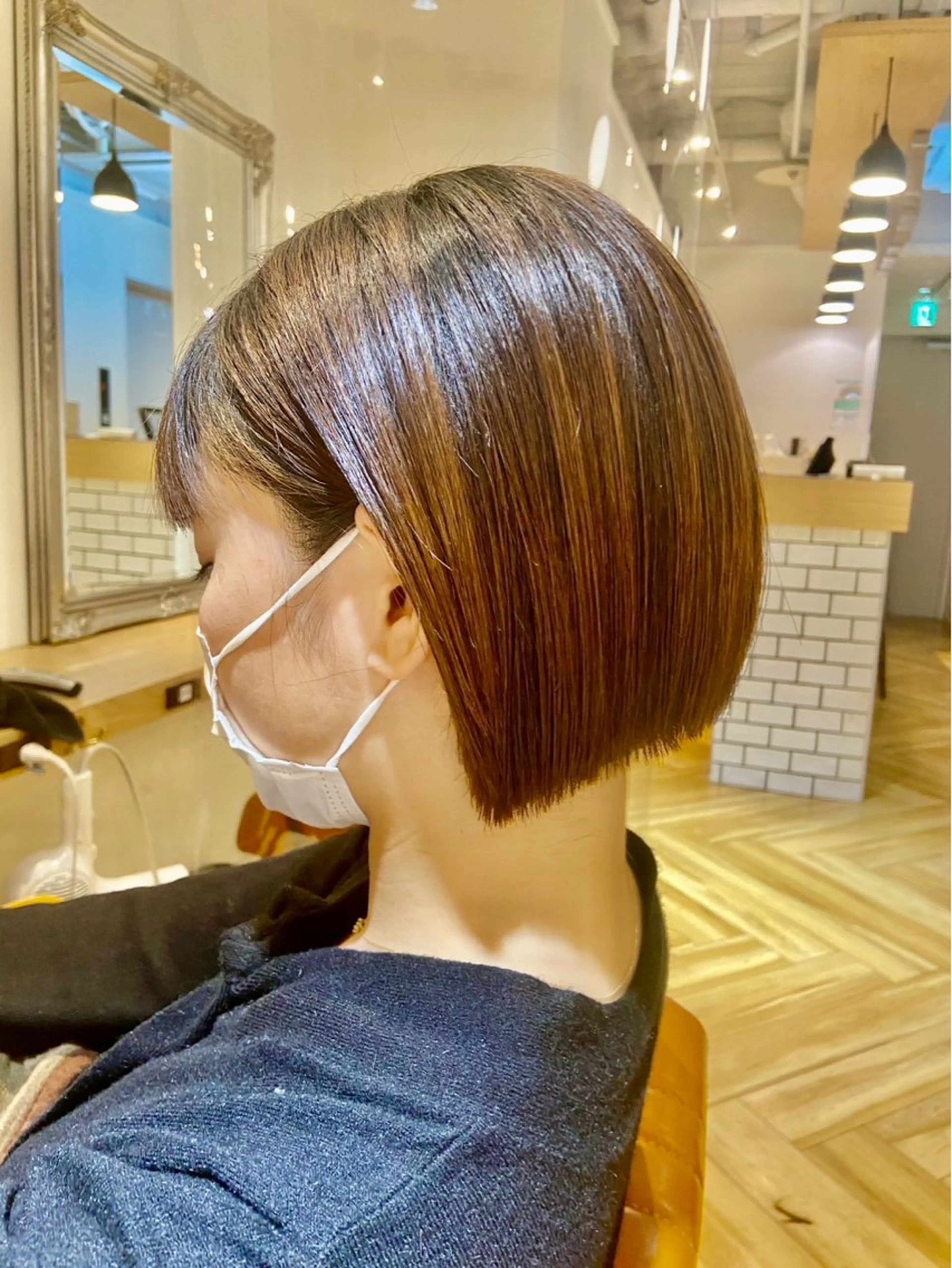 ショート カラー パーマ ヘアアレンジ メンズ 🫧透明感カラー🫧 koharuのヘアスタイル