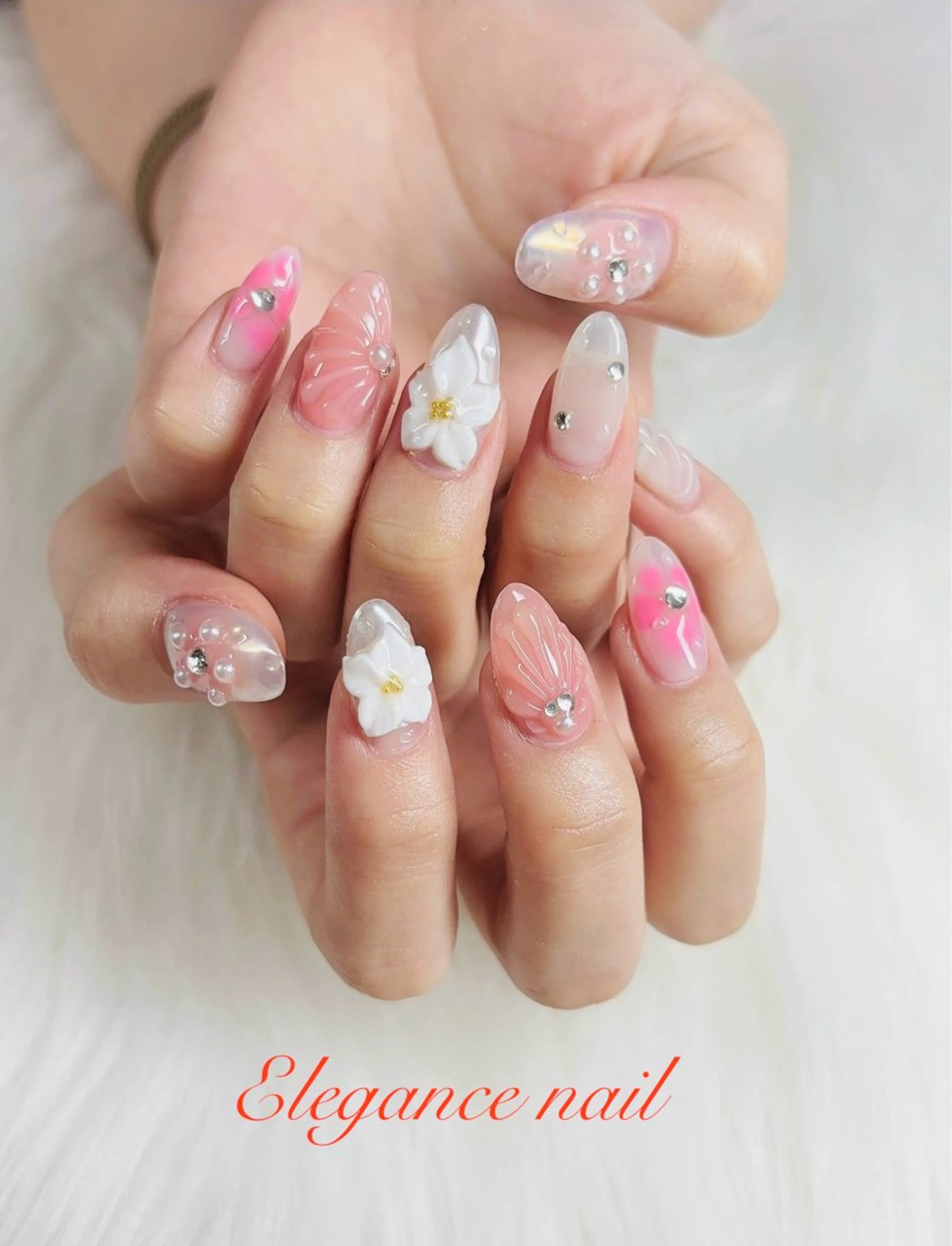 「オフ有り」自爪ネイル　やり放題、つけ放題の写真