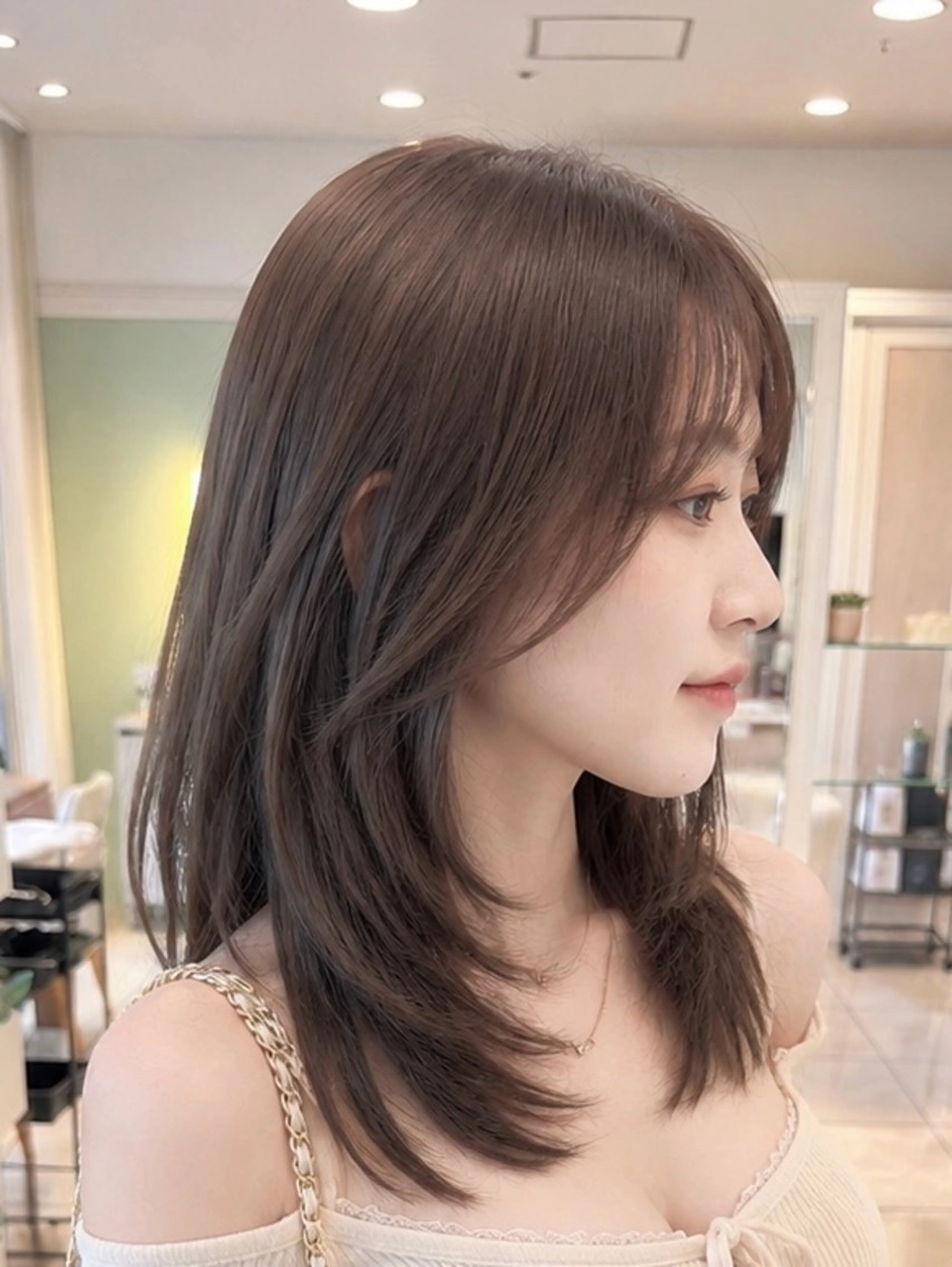 セミロング カット 金子 直樹のヘアスタイル