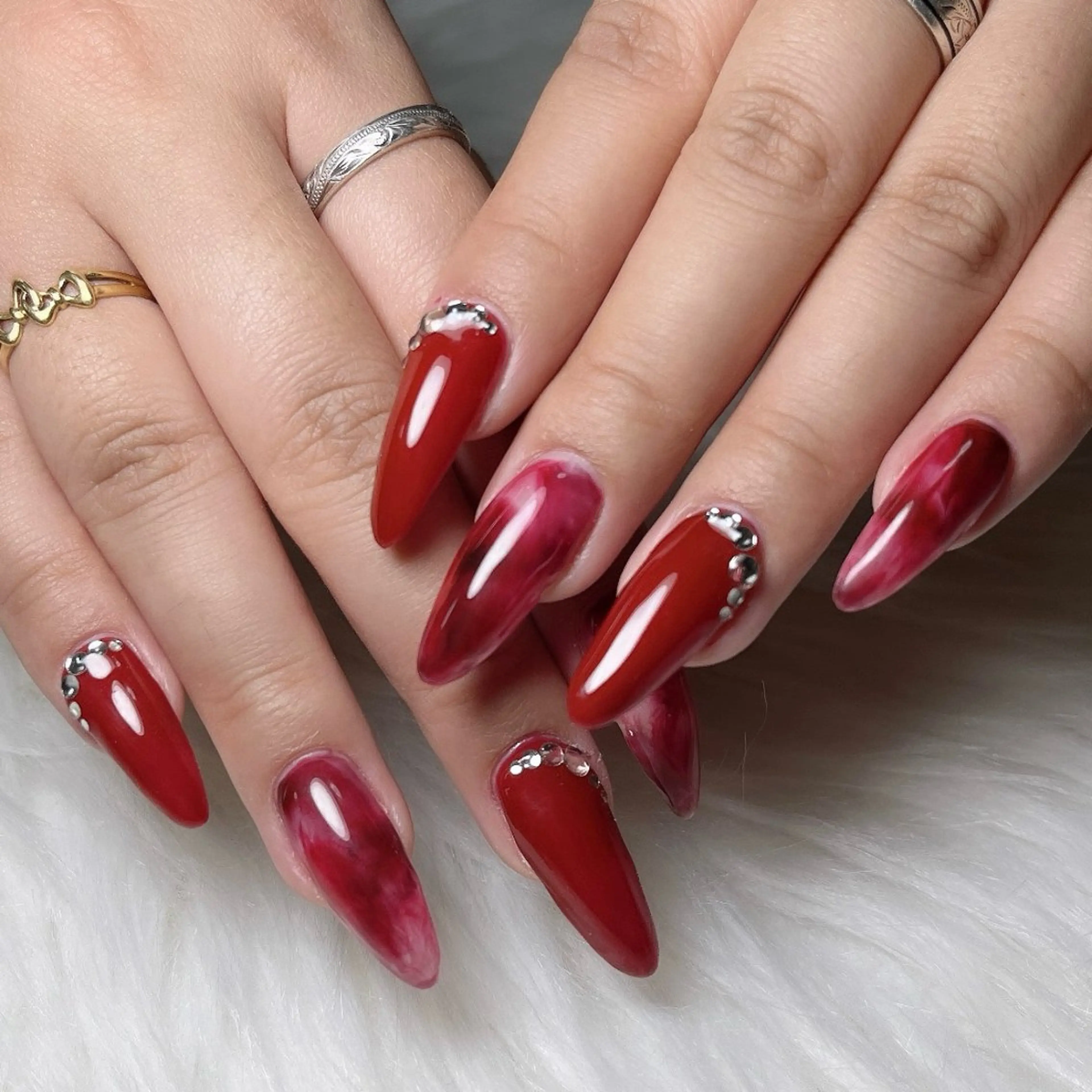 ネイル 韓国ネイル ラメ(グリッター) 持ち込み ハンドネイル 🐕‍🦺Yappy 💗A-tanのネイルデザイン