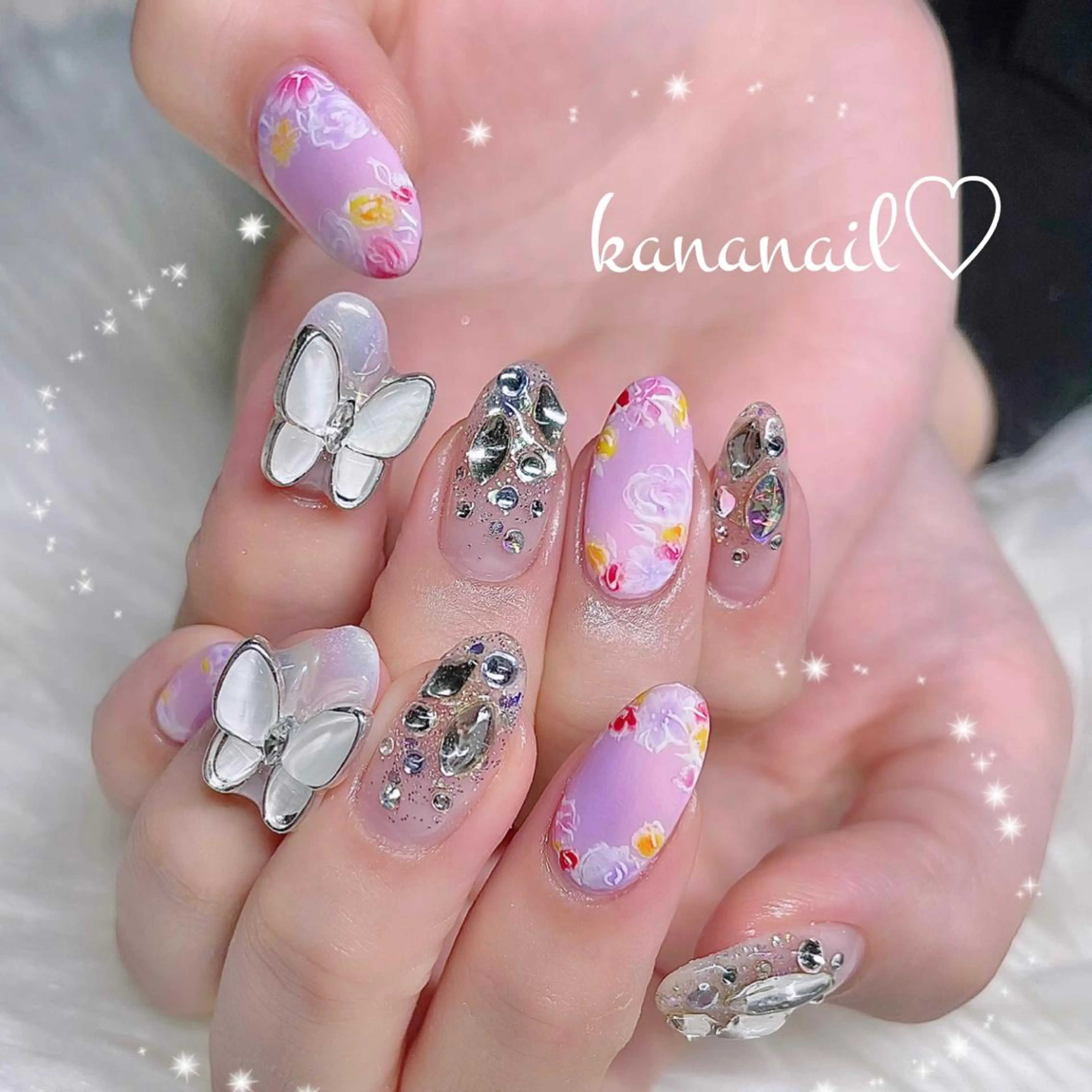 ネイル 成人式 kananail ♡のネイルデザイン