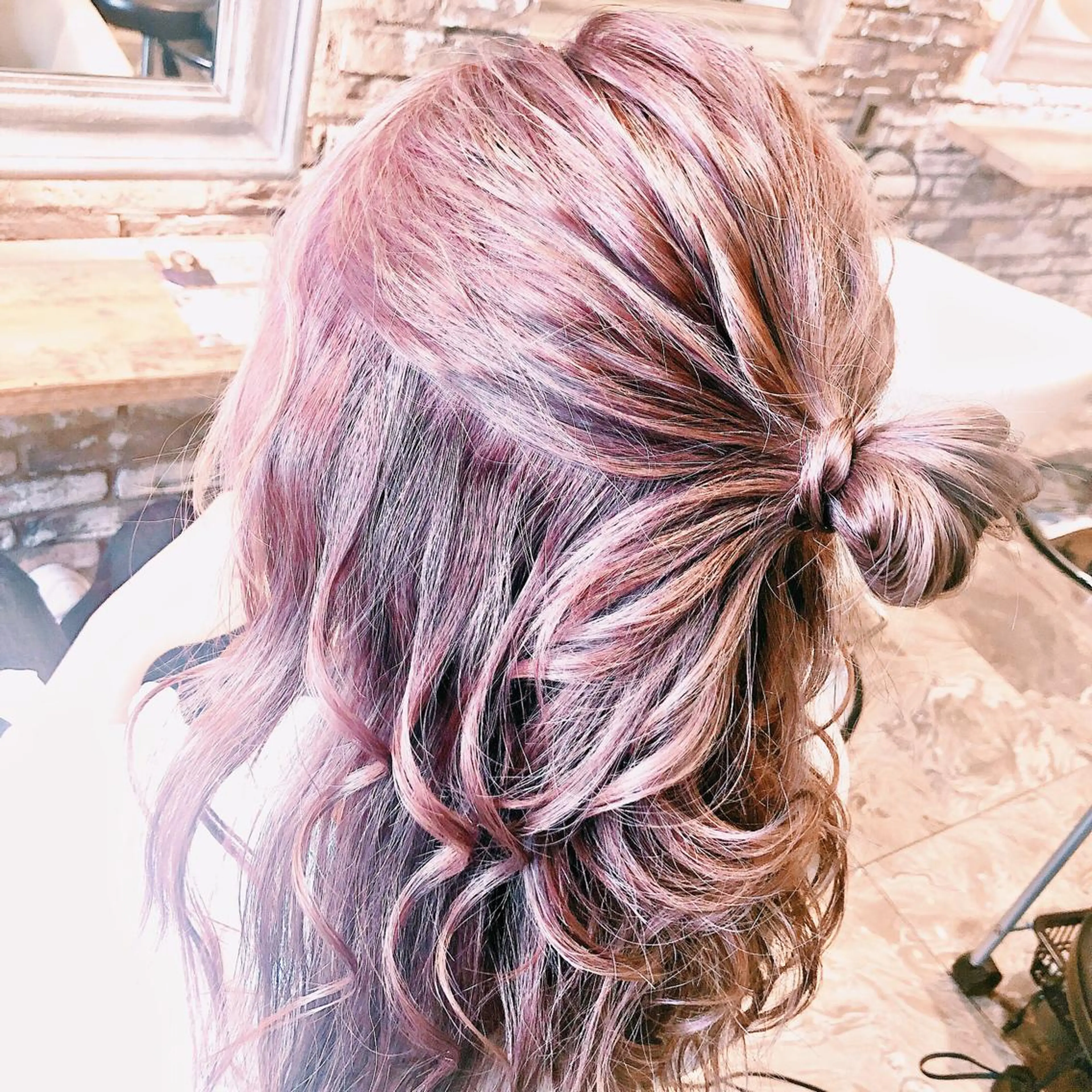 ロング お団子ヘア ヘアセット 似合わせスタイル 🌹mao🌹のヘアスタイル