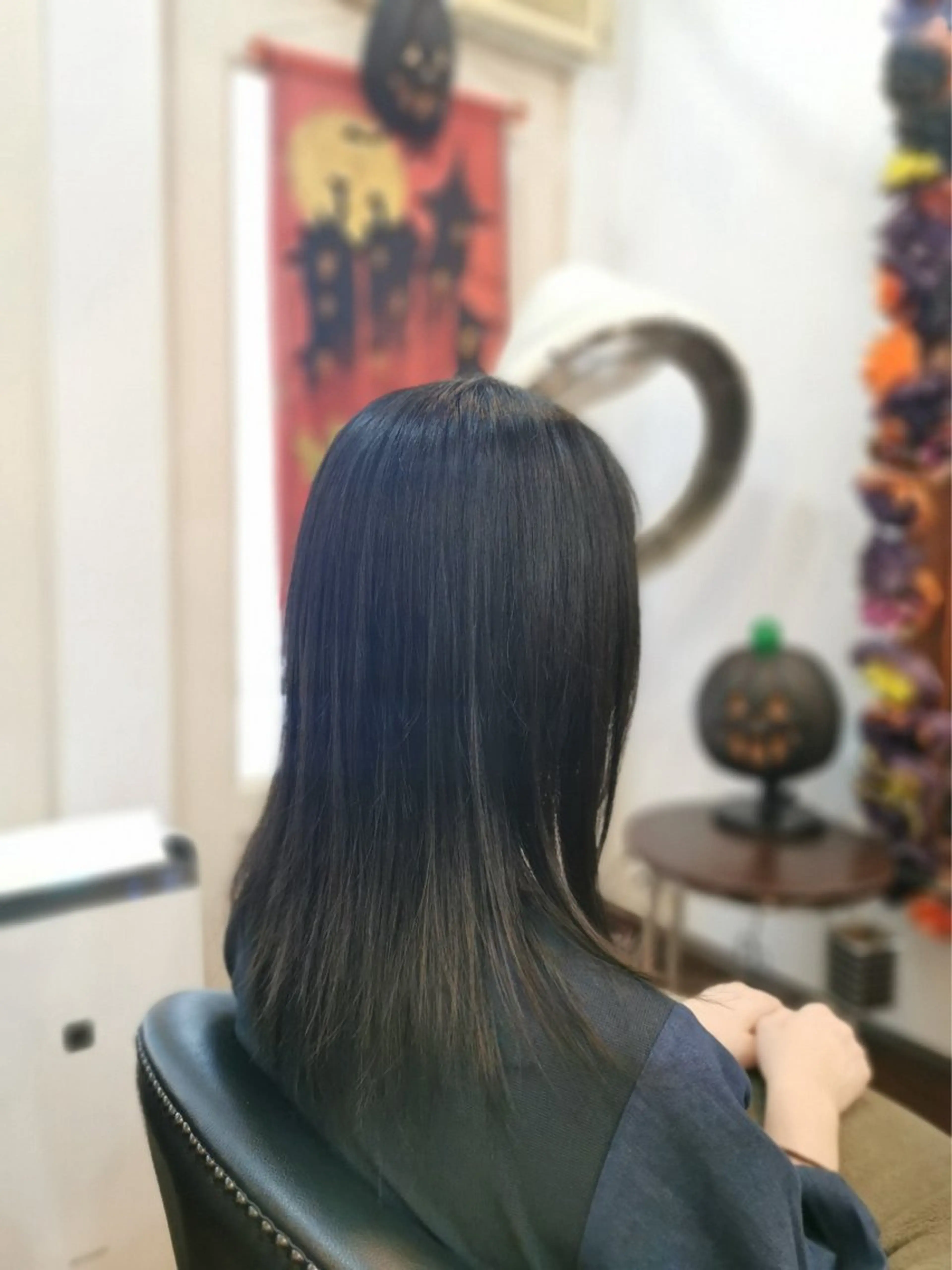 ロング 上間 洋子のヘアスタイル