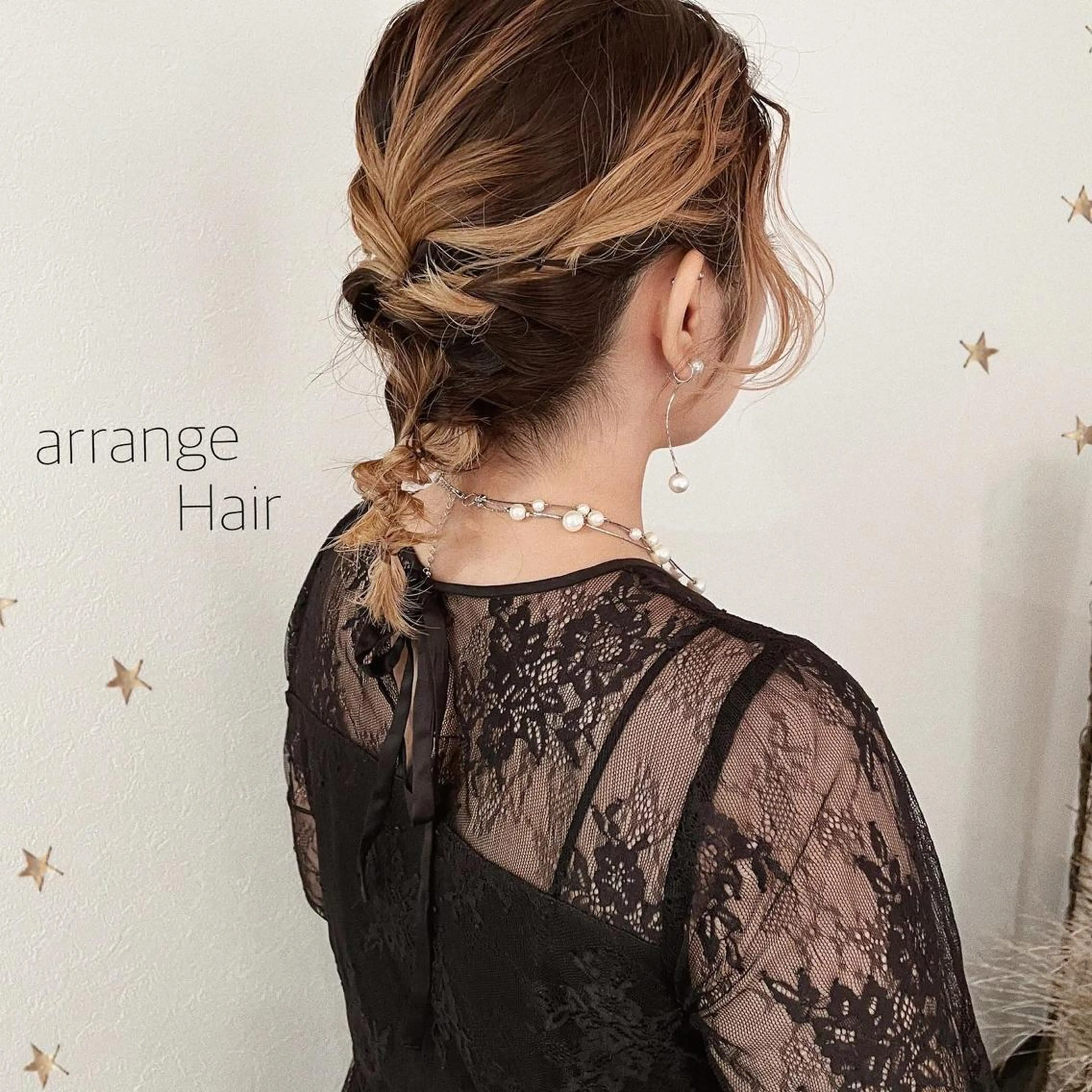 ミディアム ヘアアレンジ ヘアセット 市川 千夏のヘアスタイル