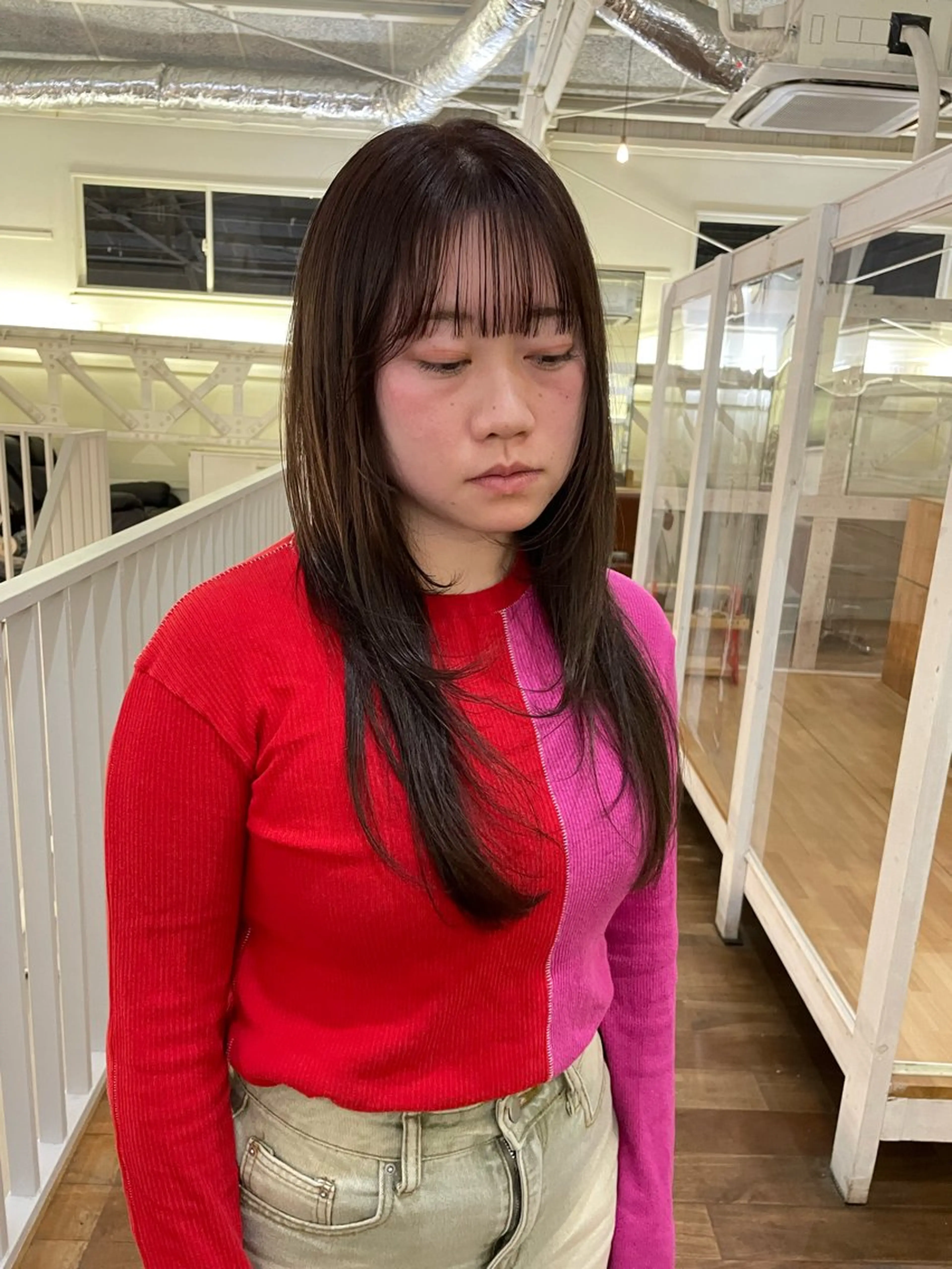 ロング カット 平野 叶花のヘアスタイル