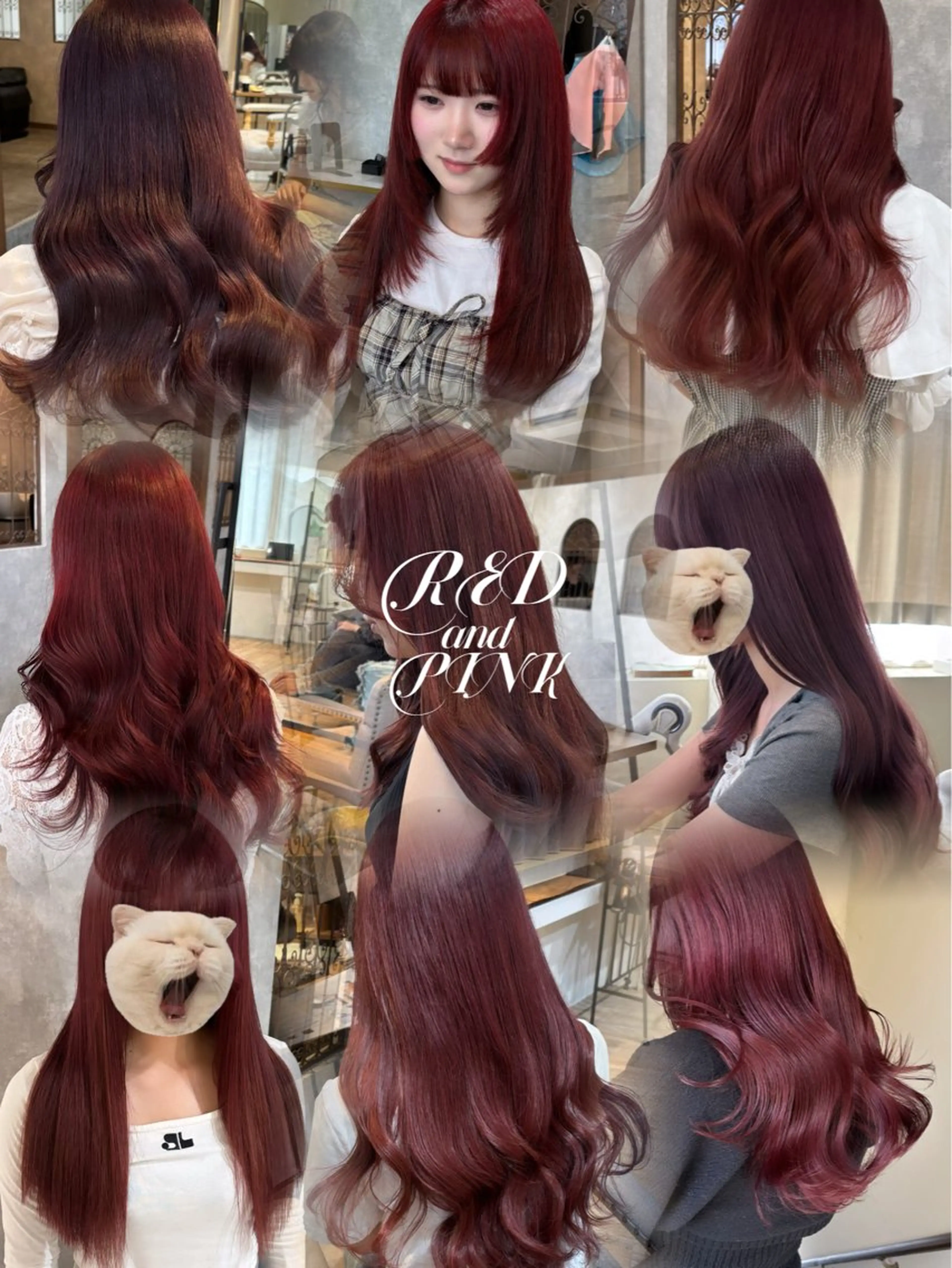 ロング ヘアカラー Aoi 🎀 Ly hairのヘアスタイル