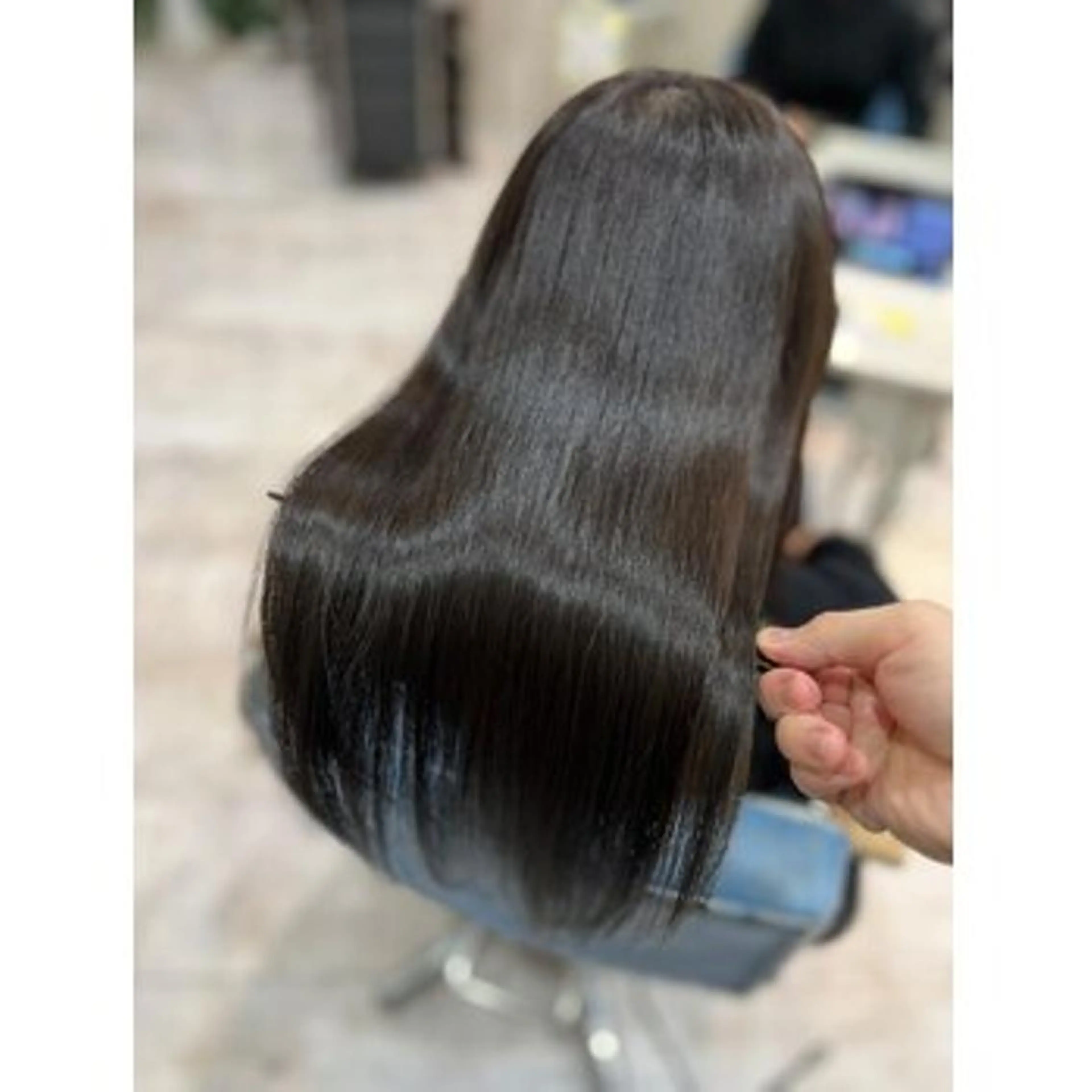 ロング 💓透明感カラー 心斎橋No1💓のヘアスタイル