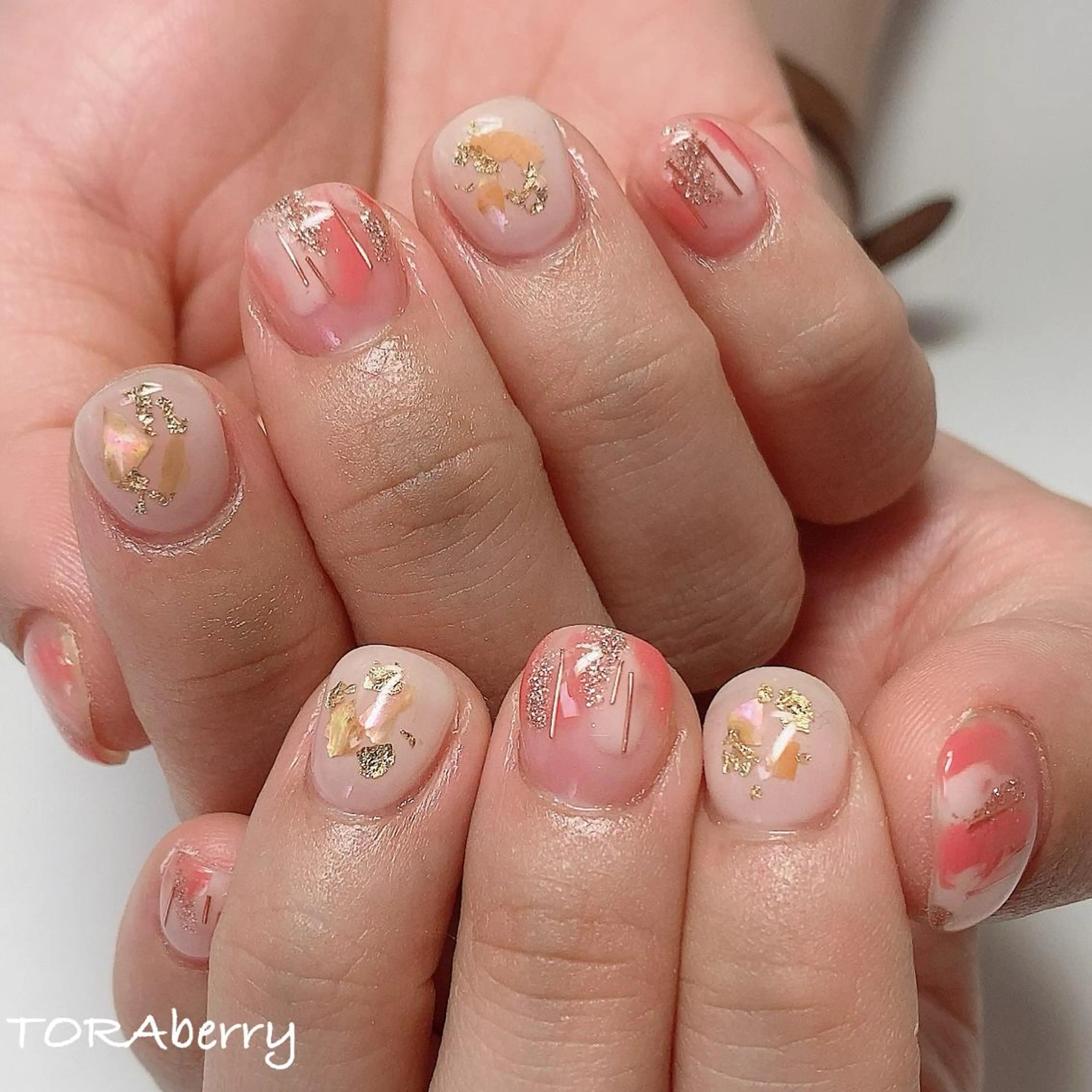 ネイル ニュアンスネイル ハンドネイル ネイリスト なつみのネイルデザイン