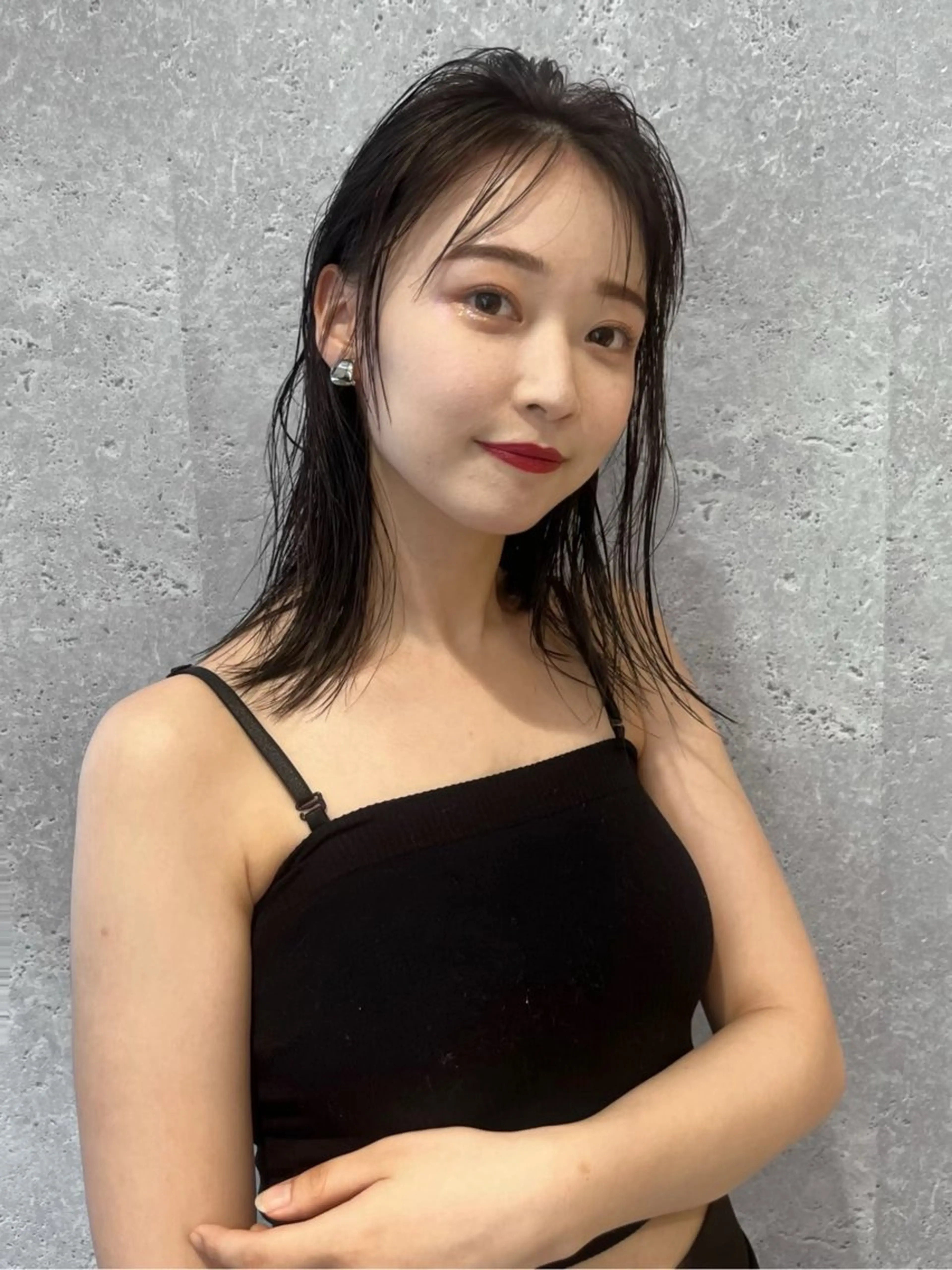 ミディアム 似合わせカラー☘️ akariのヘアスタイル