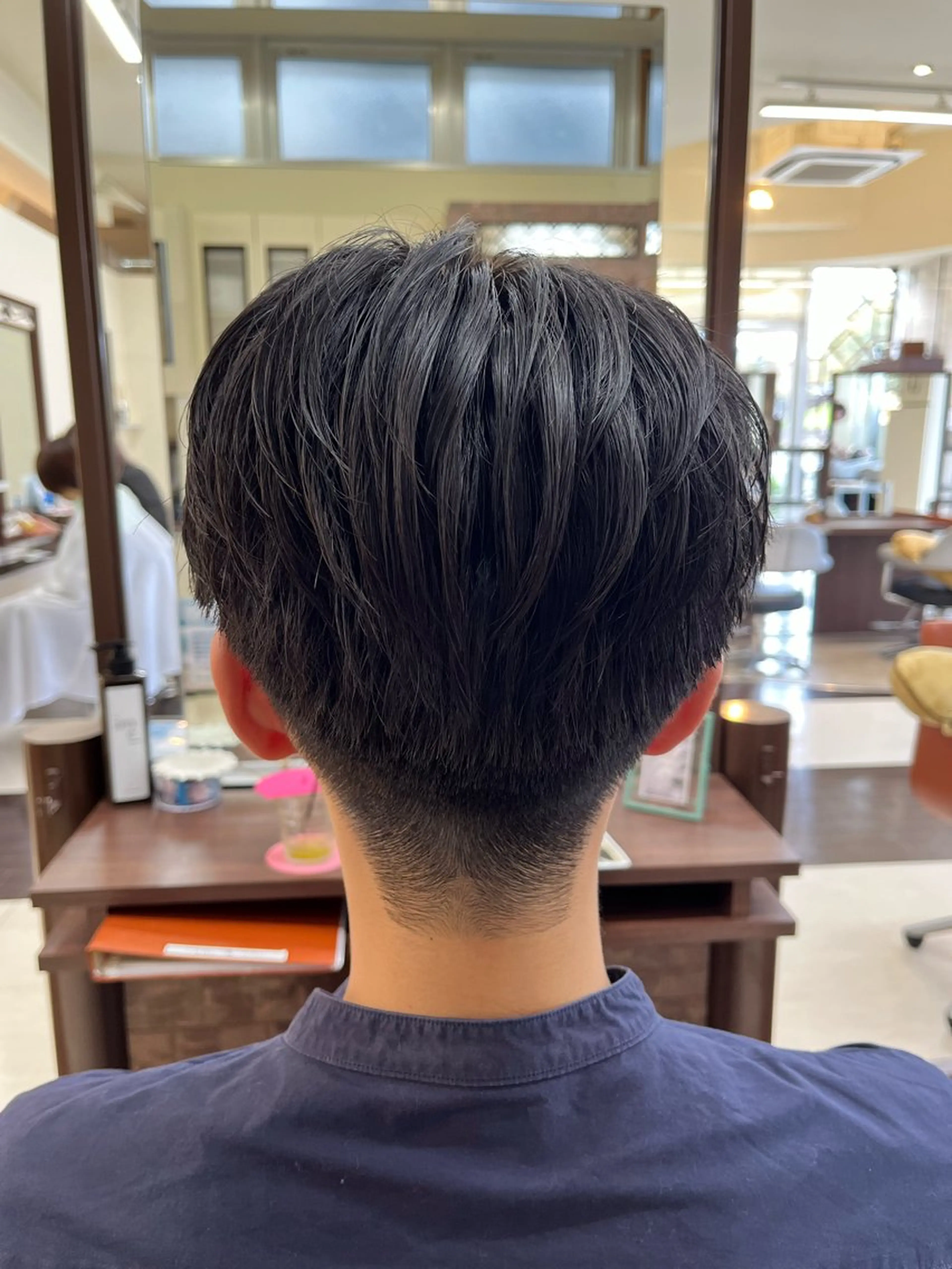 ショート パーマ メンズ センターパート メンズパーマ ニュアンスパーマ 🧊メンズ特化🧊 高木航希のヘアスタイル