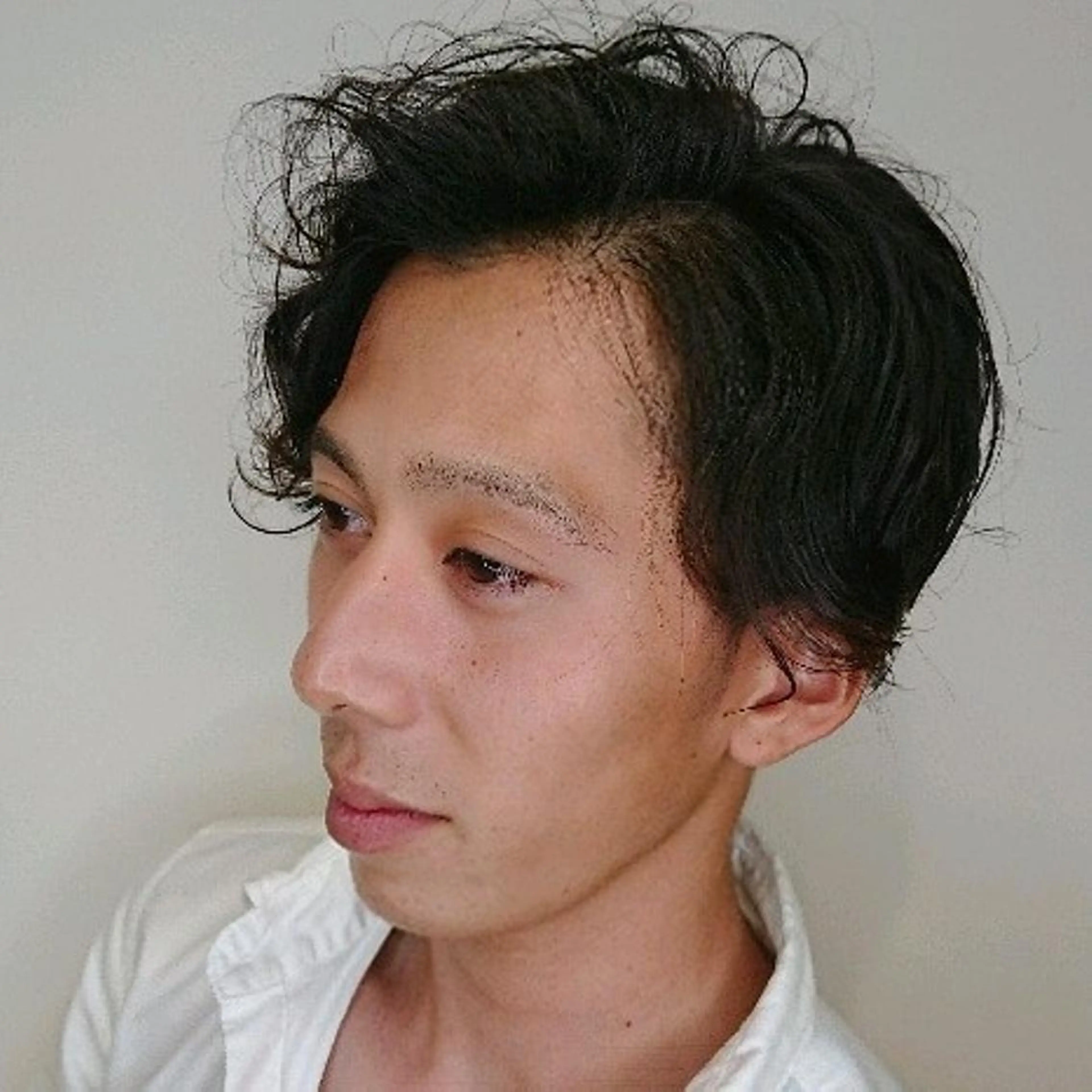 メンズ カラー パーマ ヘアアレンジ ブリーチ/ヘアケア/ 艶髪/イギチハルのヘアスタイル