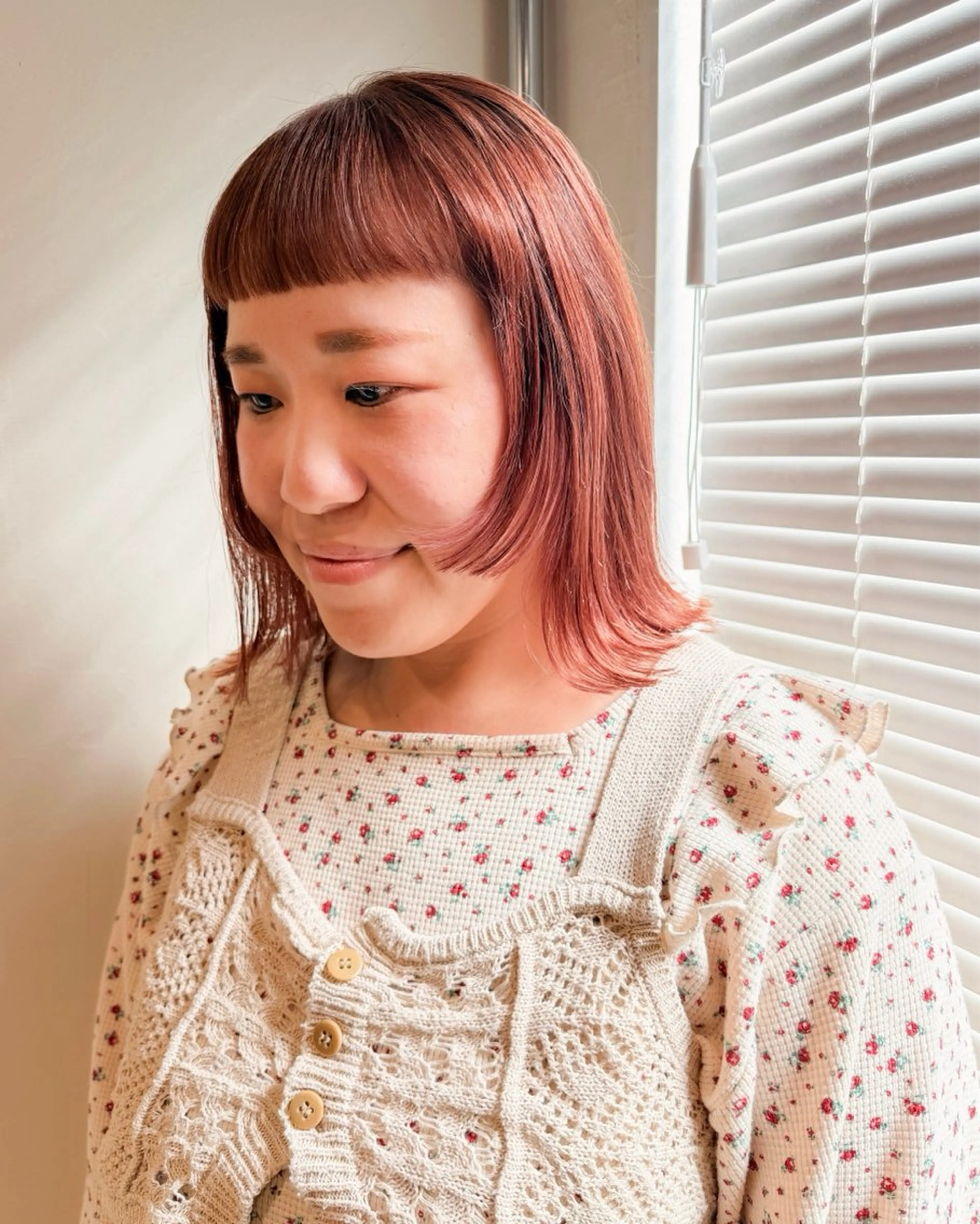 ミディアム カラー カット ヘアカラー トリートメント 板谷みさき /似合わせBobのヘアスタイル