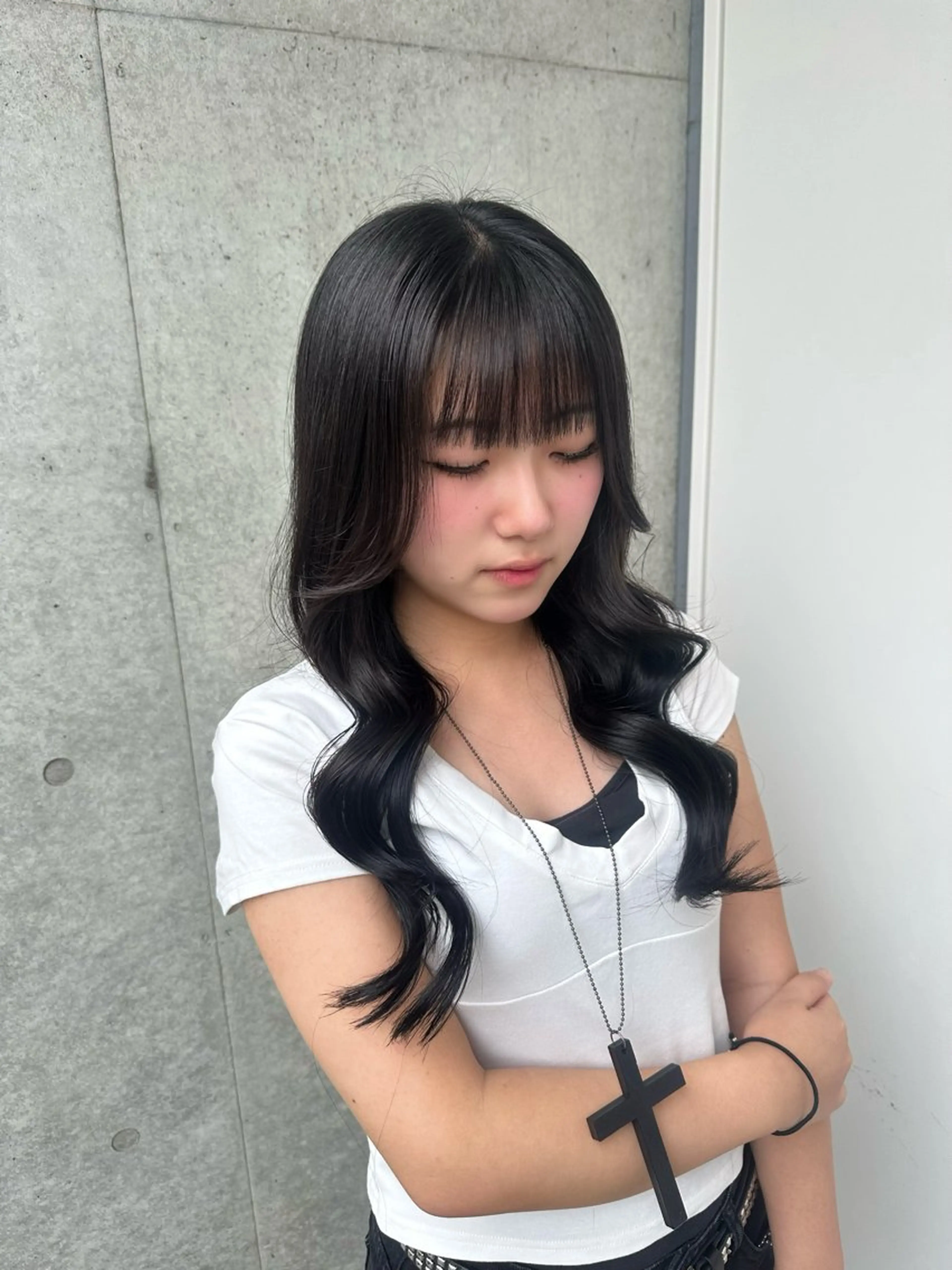 ロング カット トリートメント 🖤KURUMI🖤 潤艶・髪質改善のヘアスタイル