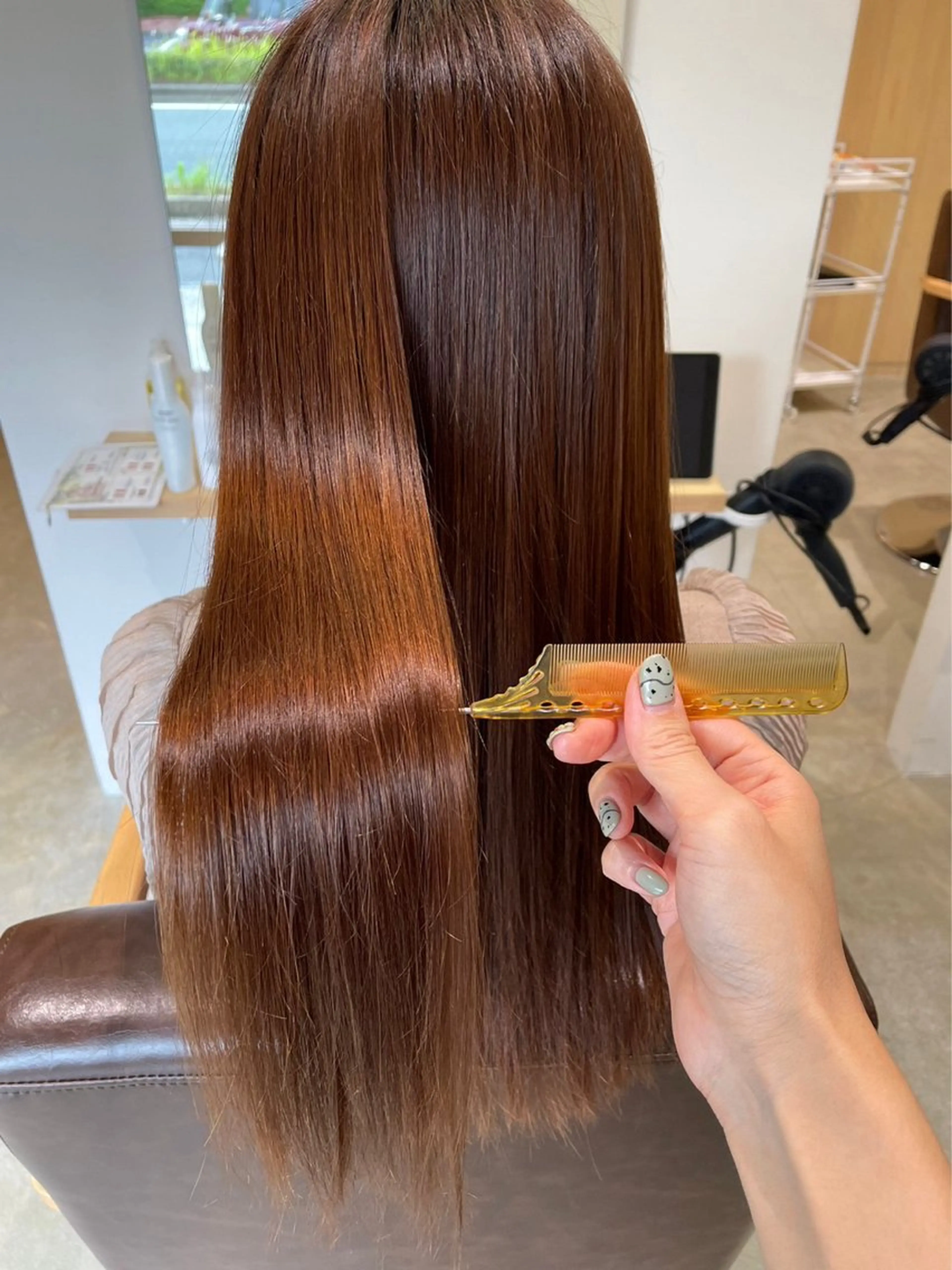 【🌟形状トリートメント🌟】もう広がりで悩まない🧡髪の毛の内部から収まりのいい最高の艶髪に🌼の写真