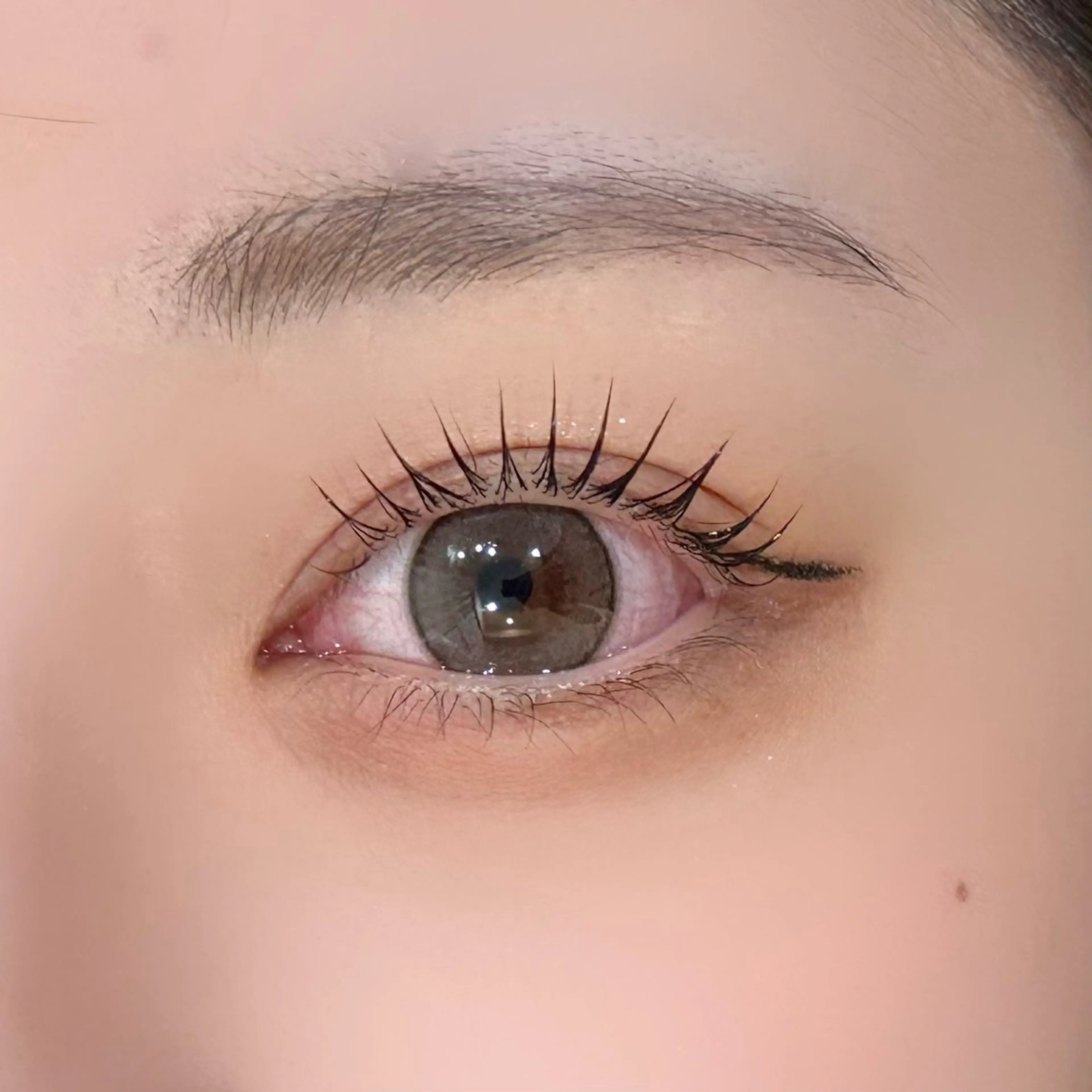 マツエク・マツパ Cカール Lカール パリジェンヌラッシュリフト 一重×まつ毛パーマ マツパ eyelash Zen　manakaのマツエク・マツパデザイン