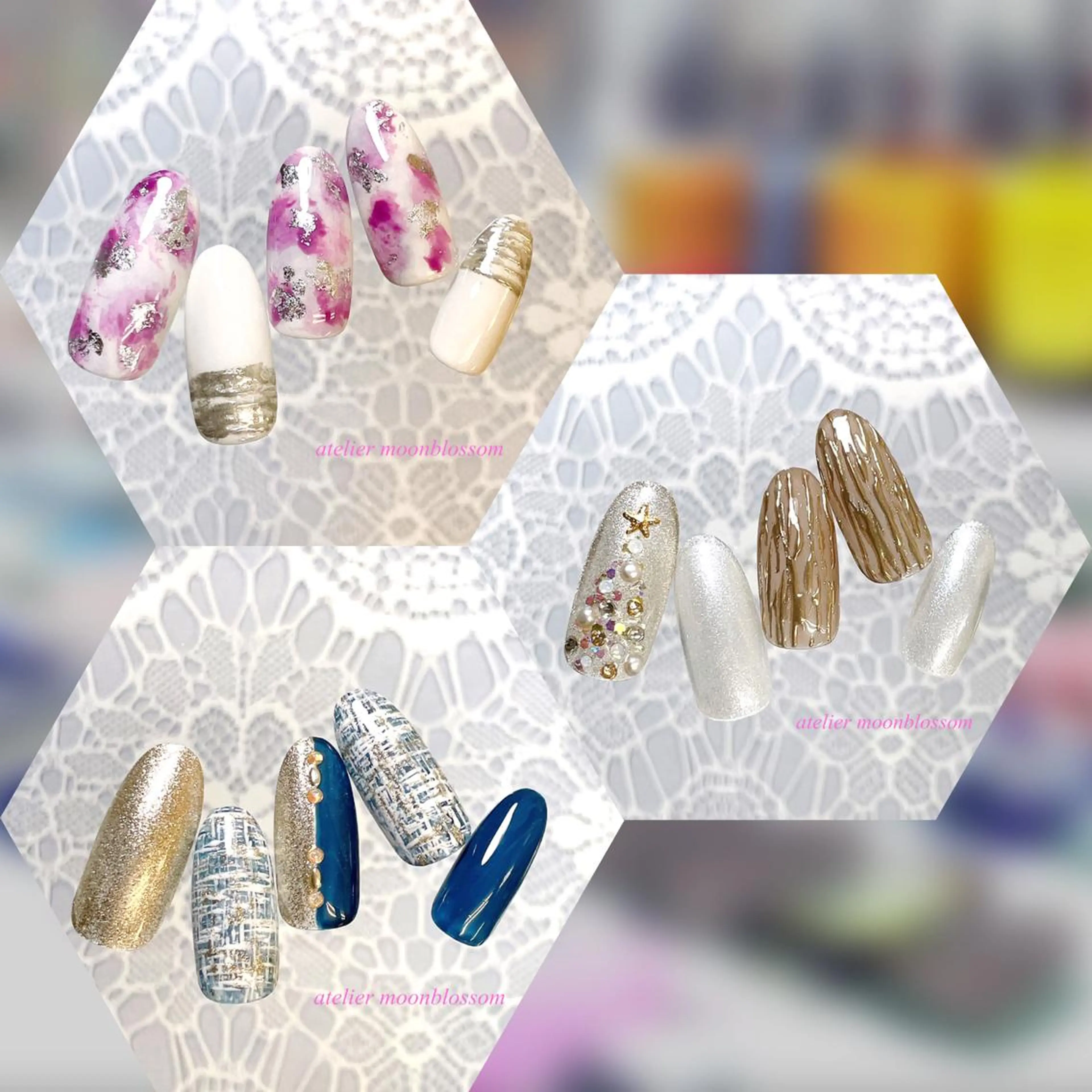 ネイル アトリエ ムーンブロッサムのネイルデザイン