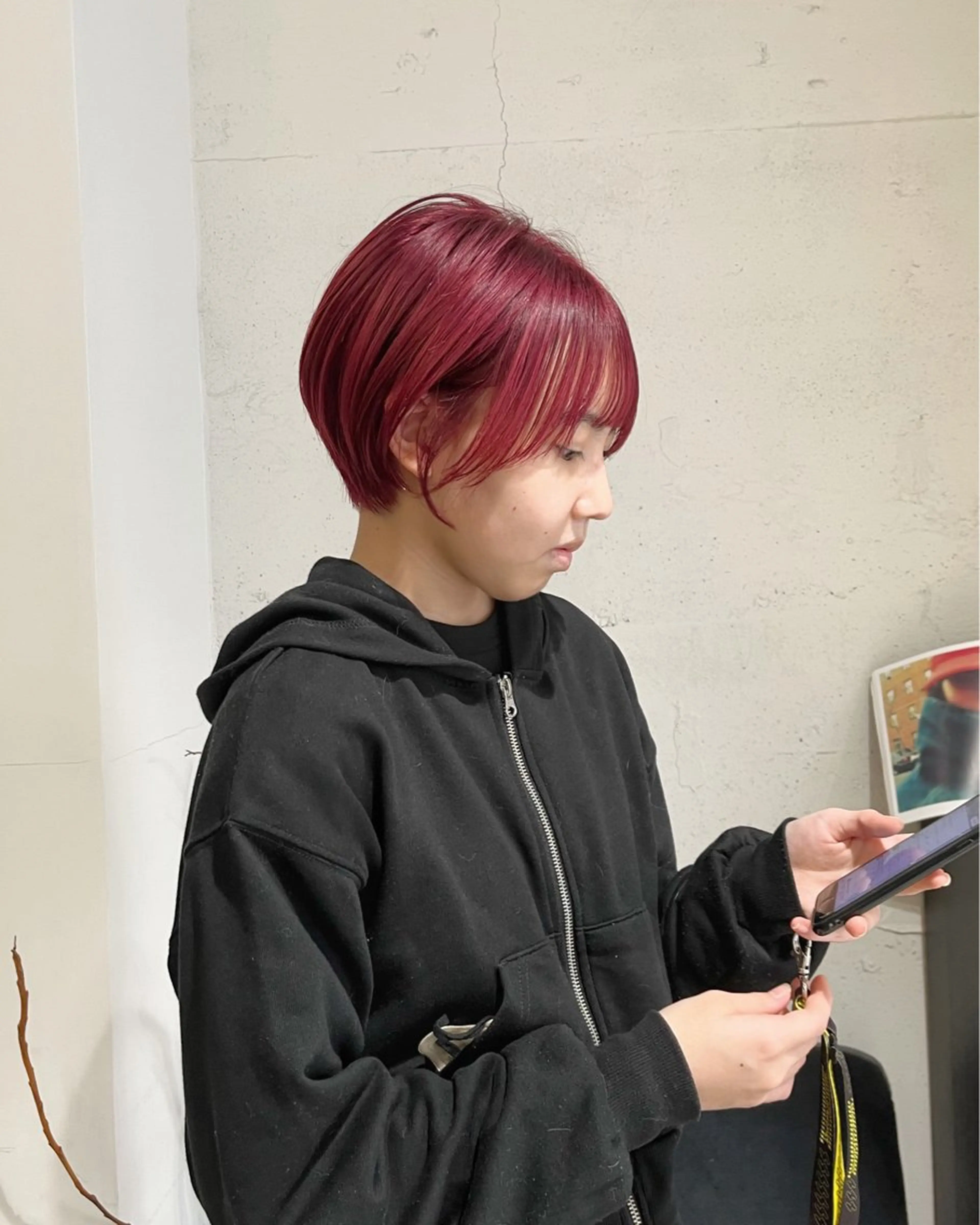 ショート かわい りほのヘアスタイル