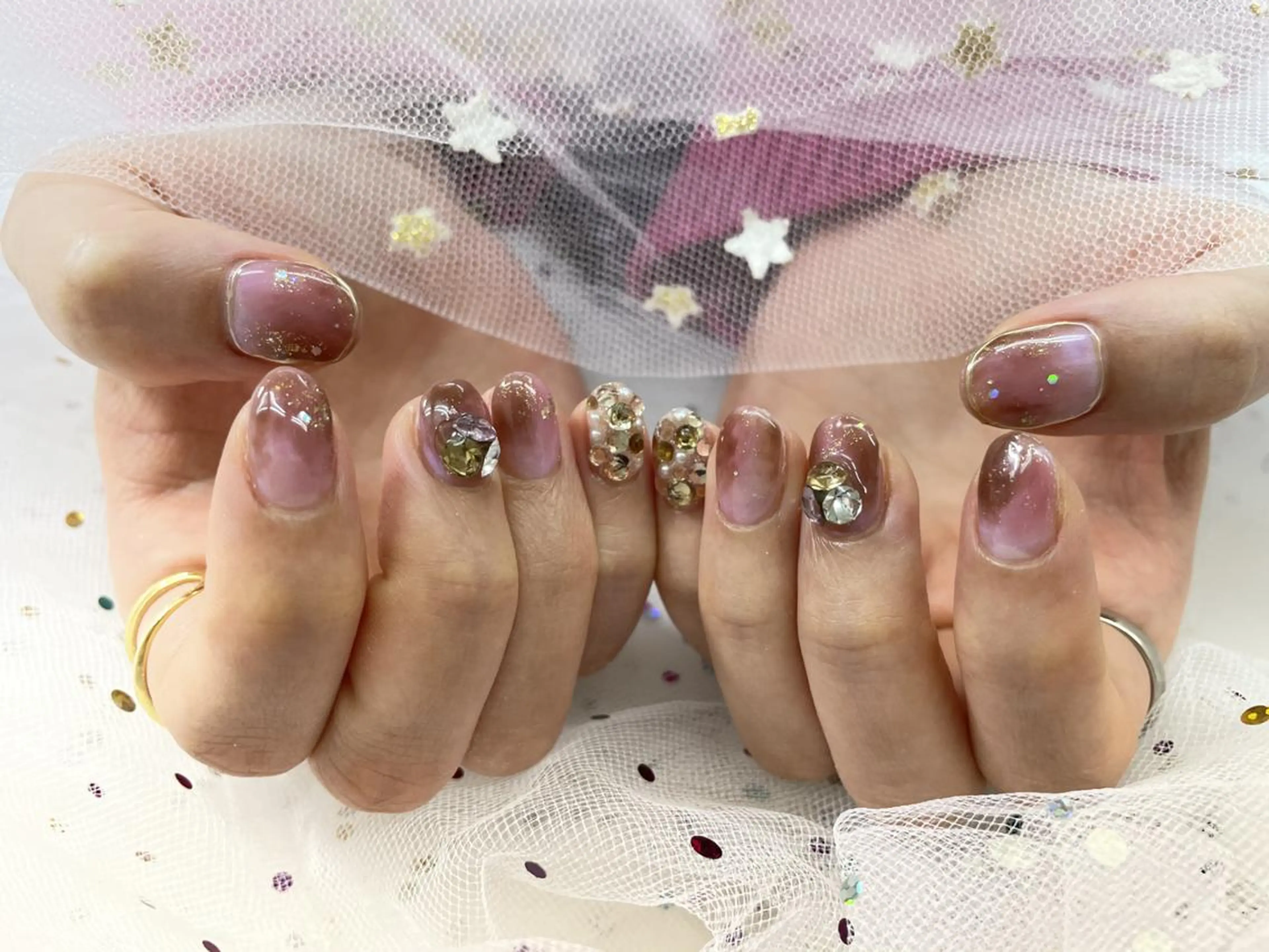 ネイル 🦋ネイルサロン ブラン🌈ゆりのネイルデザイン