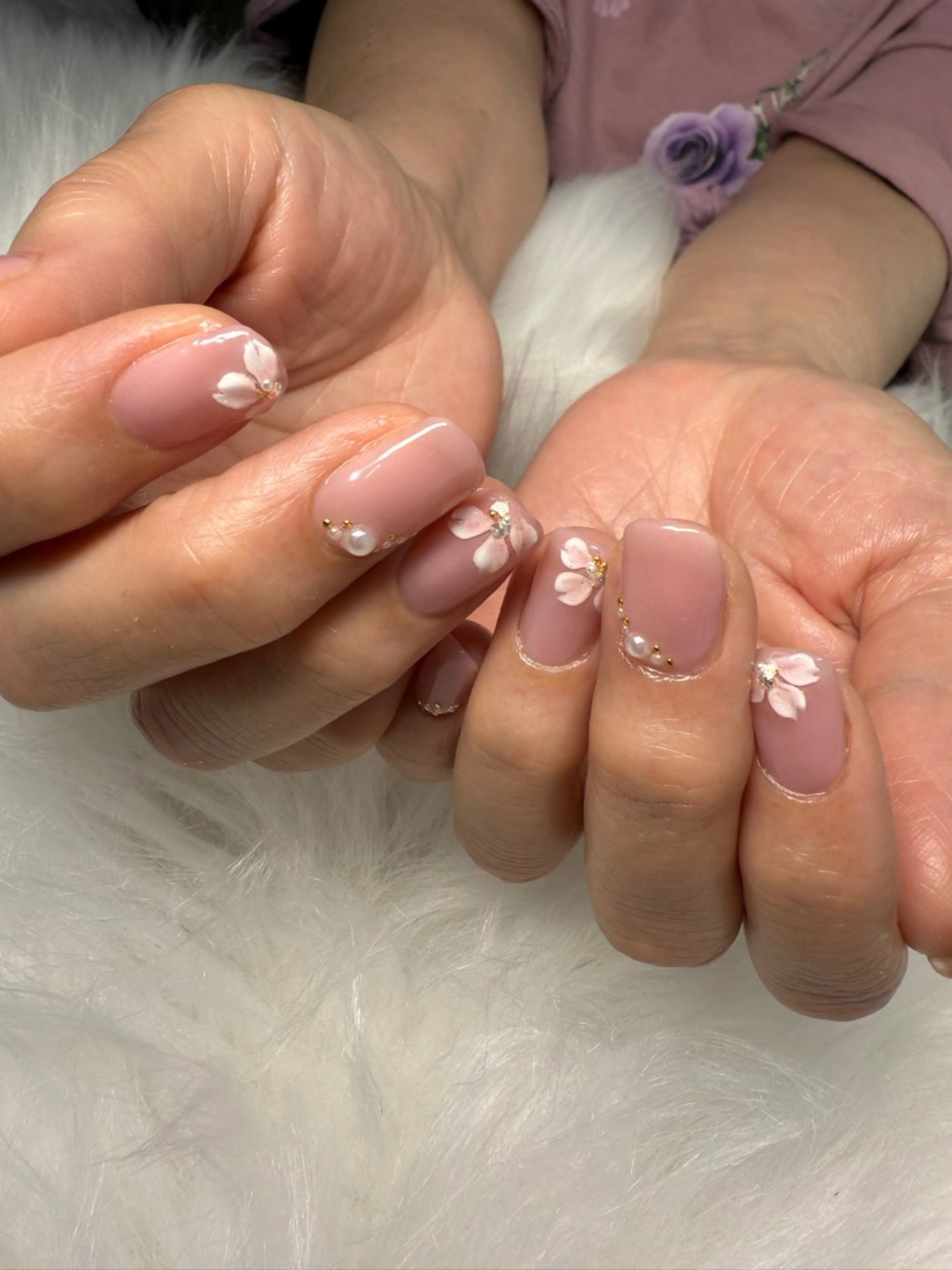 ネイル 春ネイル 本厚木南口 徒歩3分のネイルデザイン