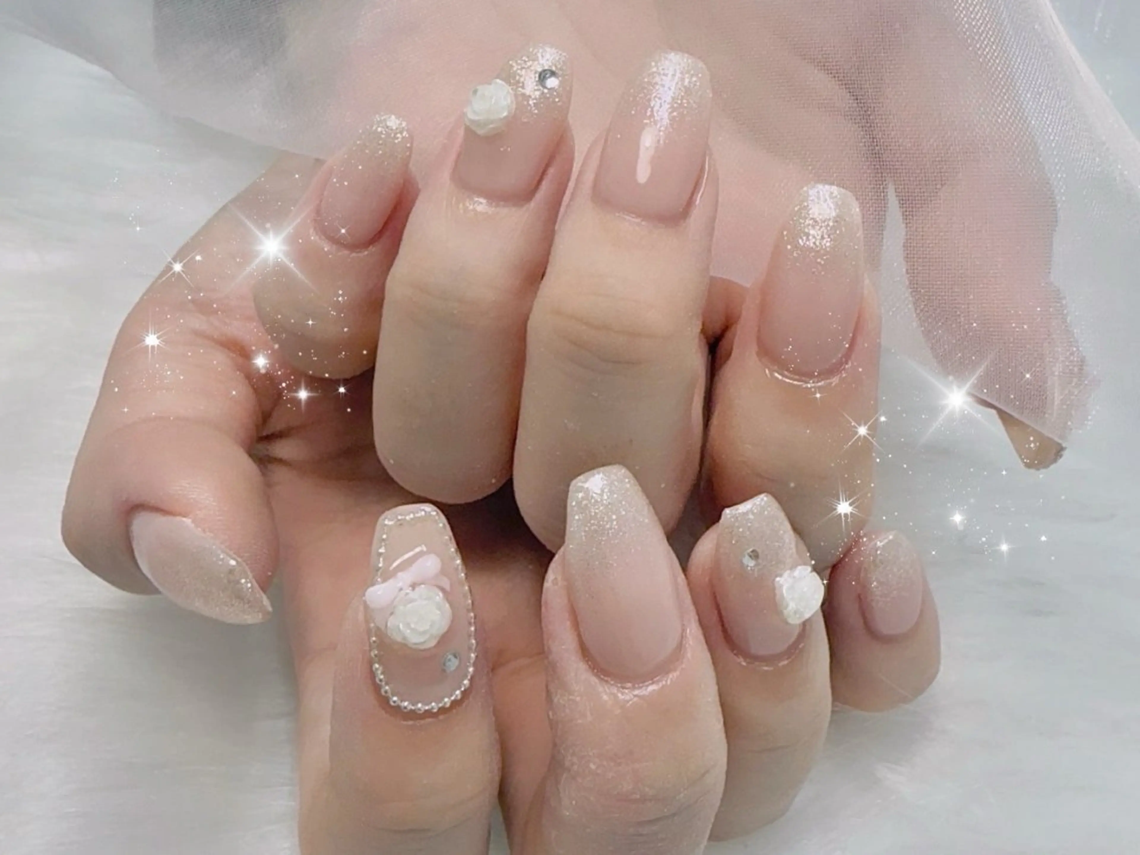 ロング ハンドネイル Lili Nail Studio西荻窪店のネイルデザイン