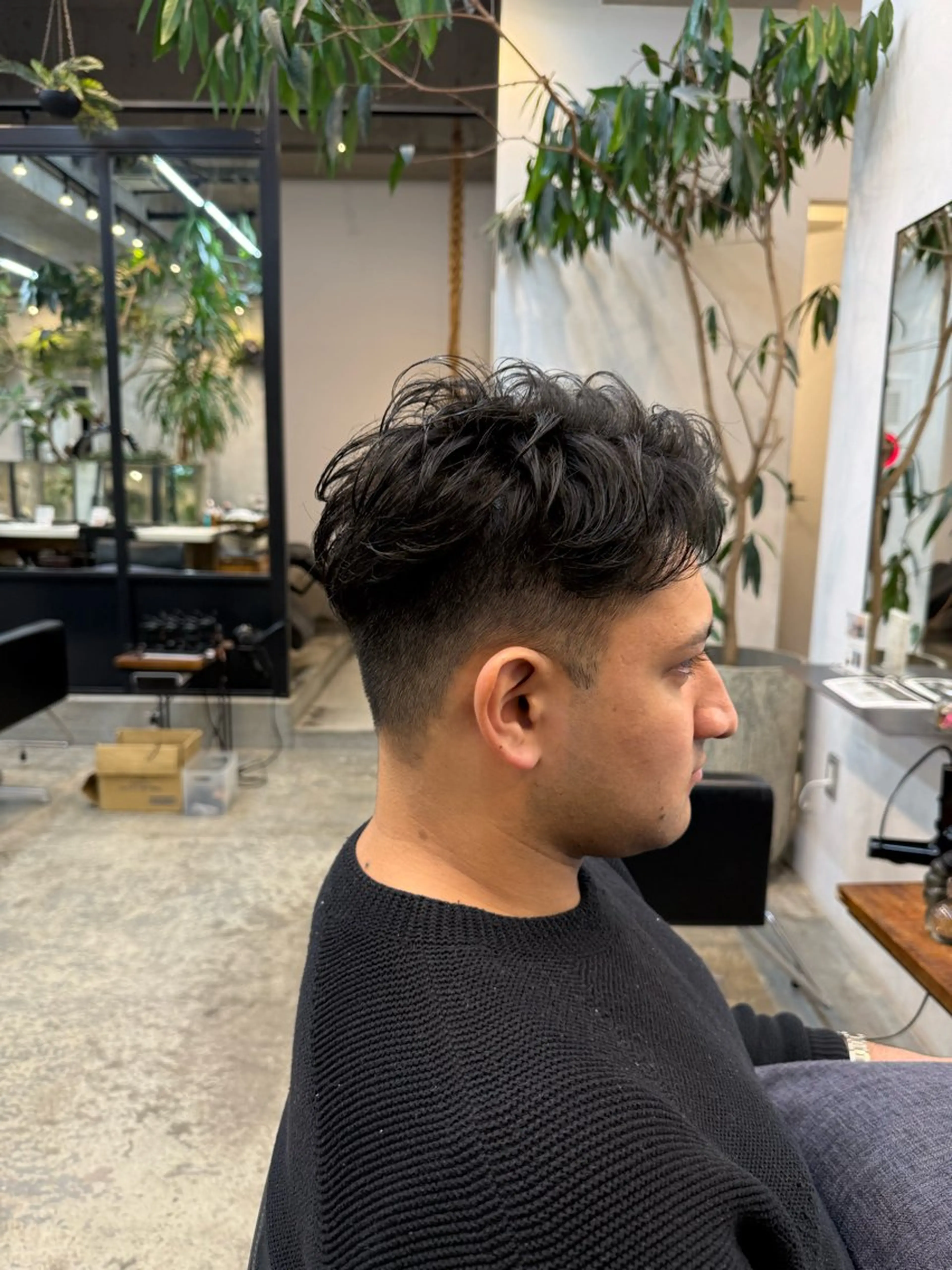 パーマ メンズ メンズパーマ カット 川口開世 short cutのヘアスタイル