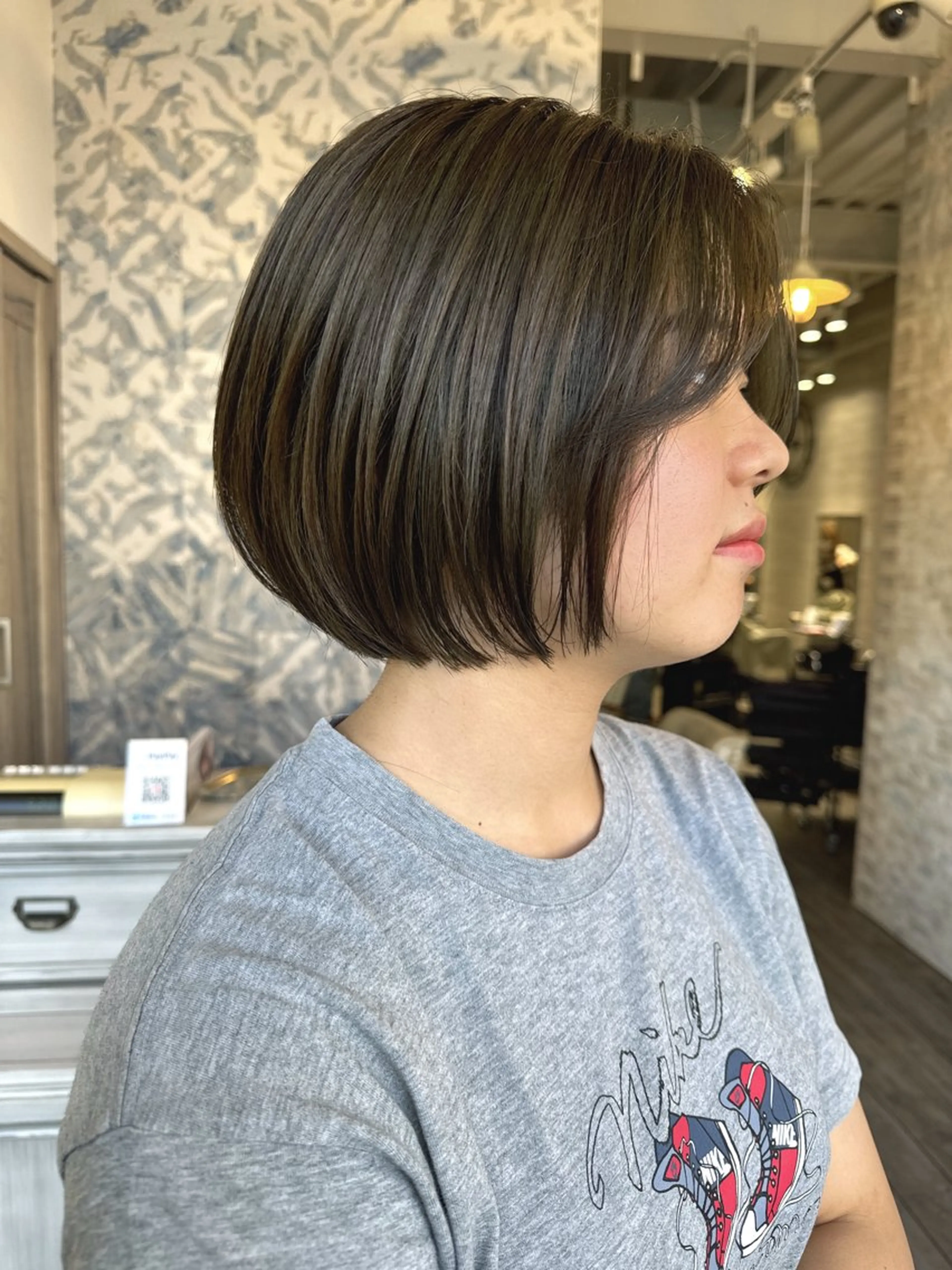 ショート カット ヘアカラー トリートメント 🌕ボブ/髪質改善 /レイヤー🌕悠人のヘアスタイル