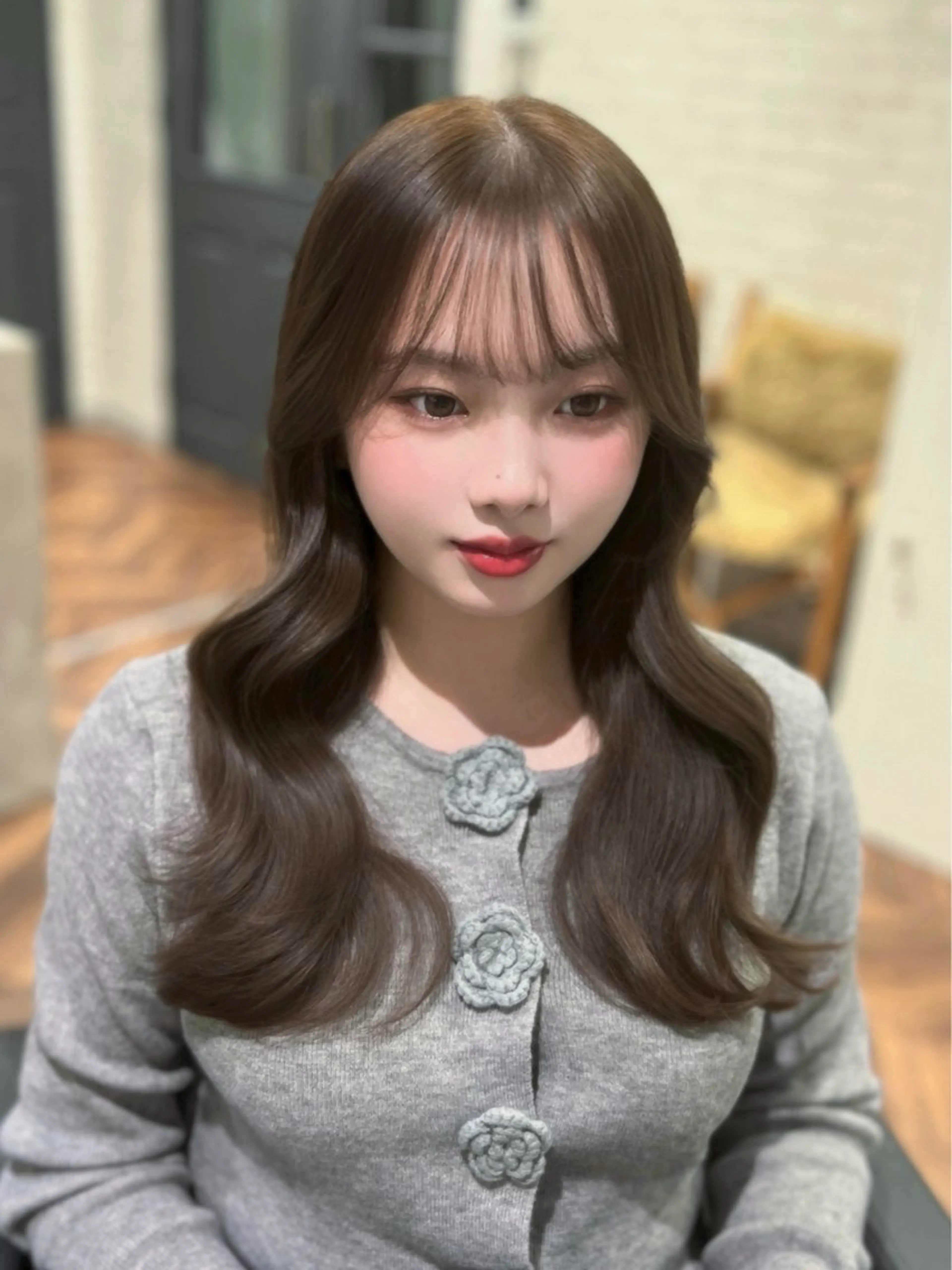 ロング 顔周りカット レイヤーカット カット ヘアカラー CHIHIRO🌠 艶髪/レイヤーのヘアスタイル