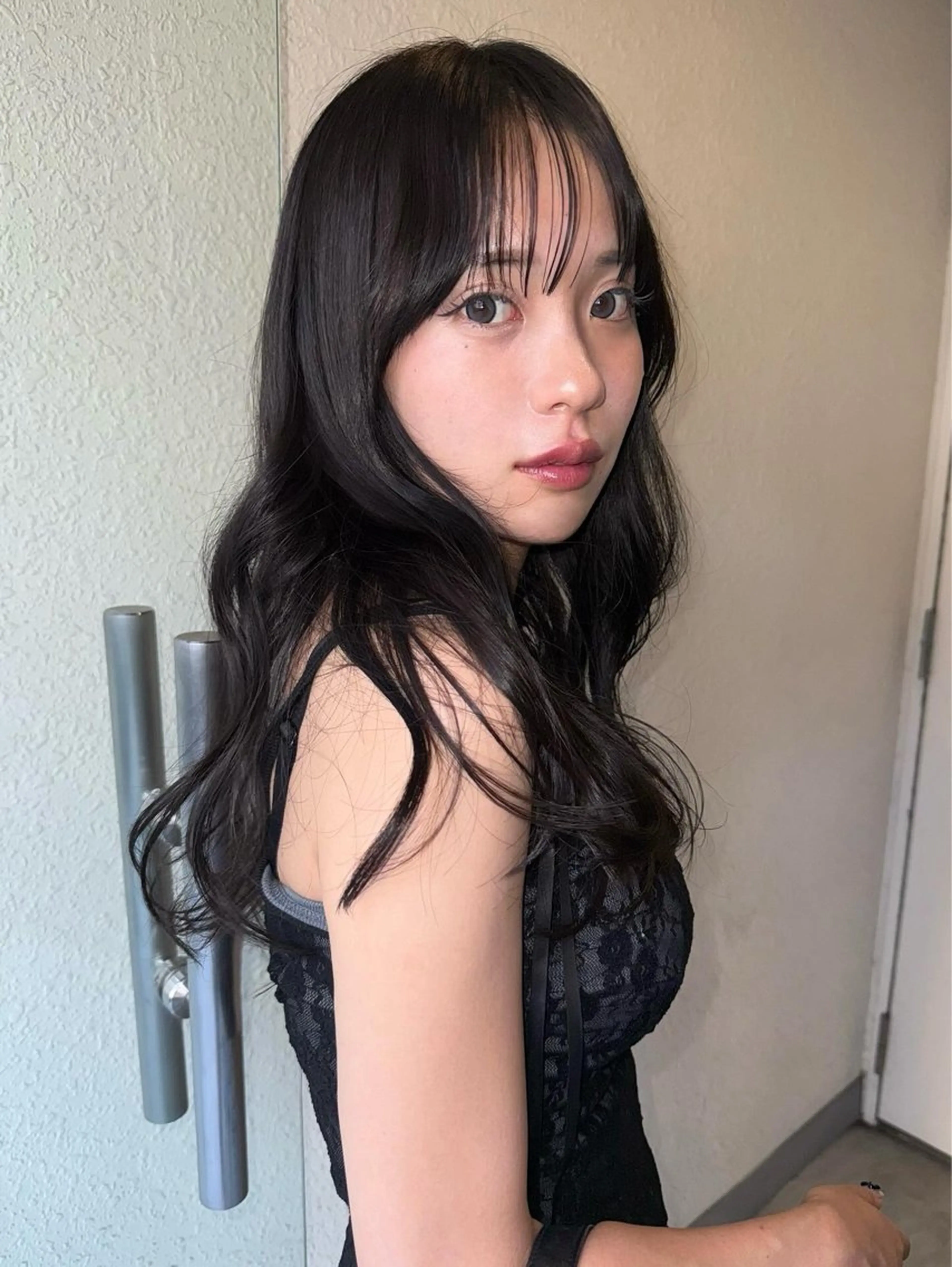 セミロング ヘアカラー トリートメント SIKI ゆうのヘアスタイル