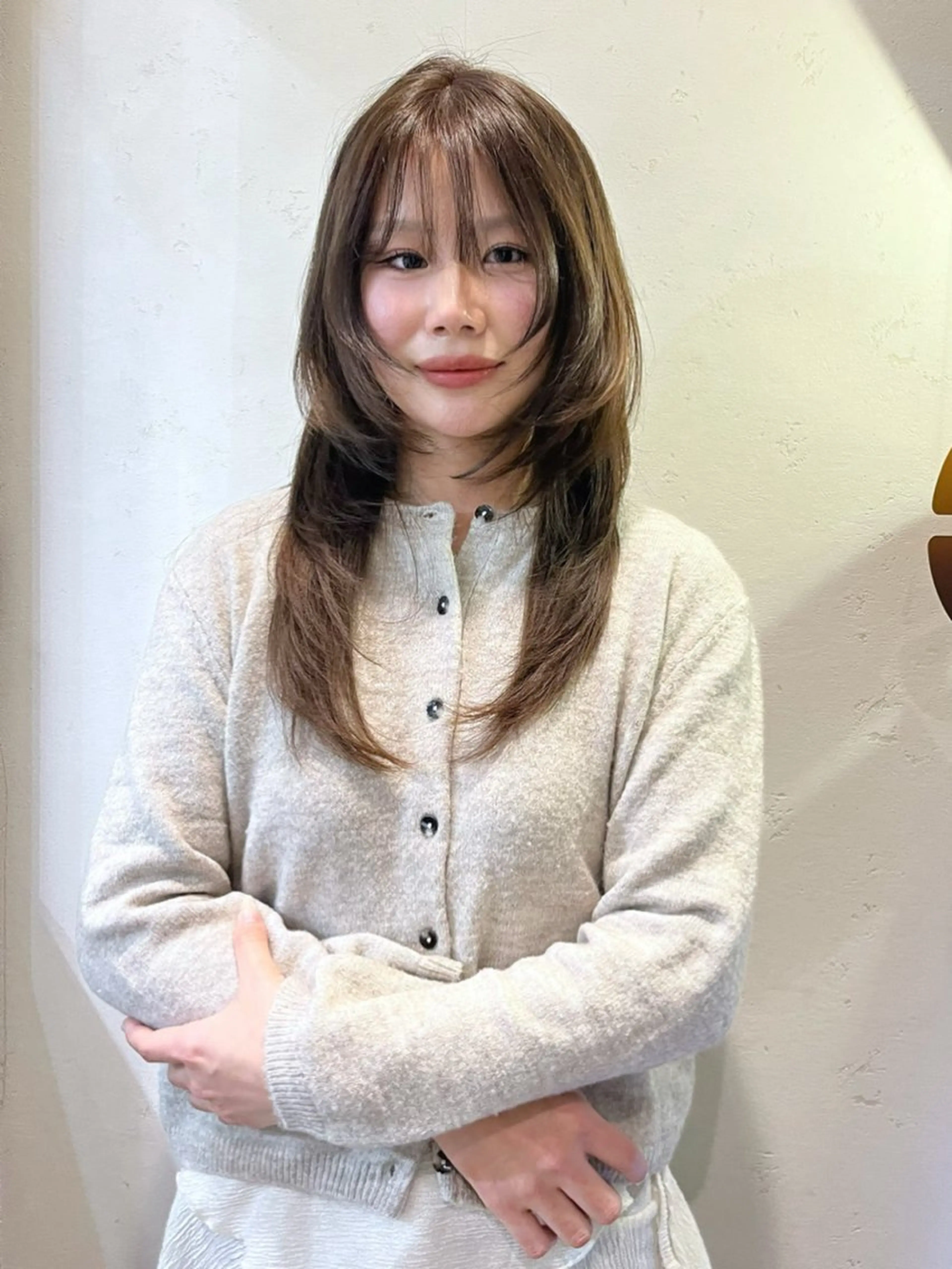 カラー ヘアカラー 韓国アンニュイ/ アミのヘアスタイル