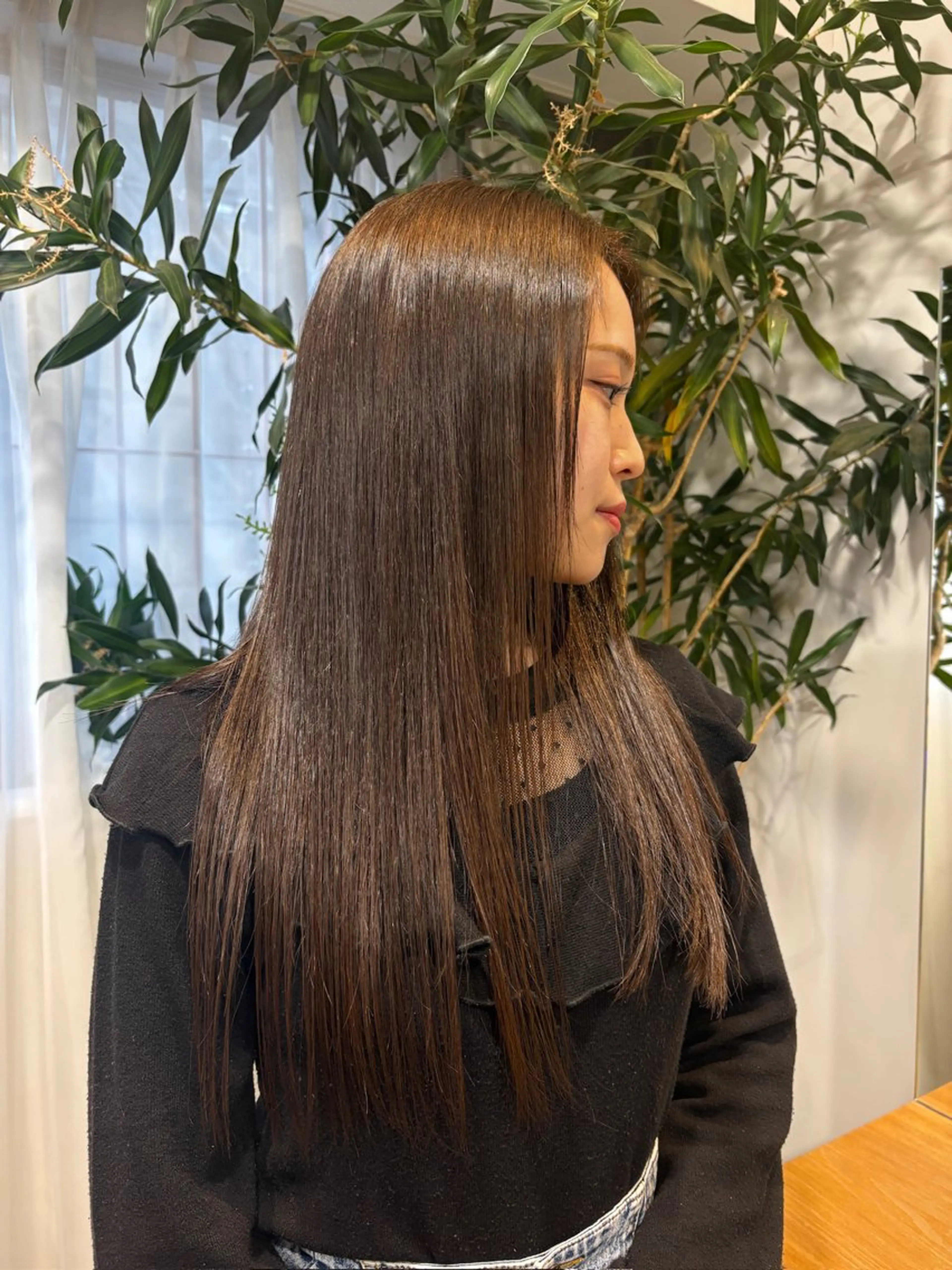 ロング カラー ヘアカラー 西片 麻那のマツエク・マツパデザイン