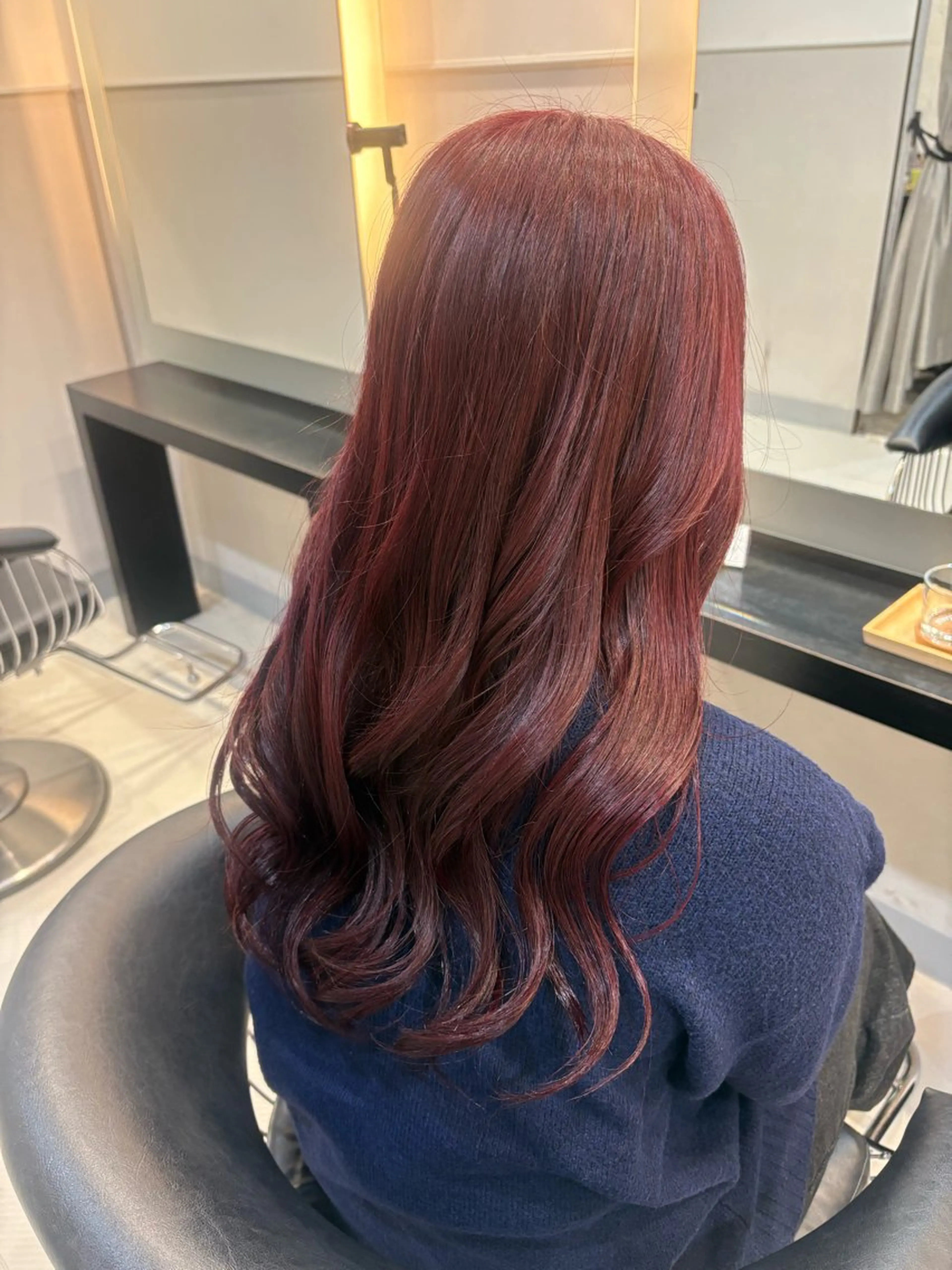 ロング ヘアカラー トリートメント かな🎀 ぷるカラー/エクステのヘアスタイル