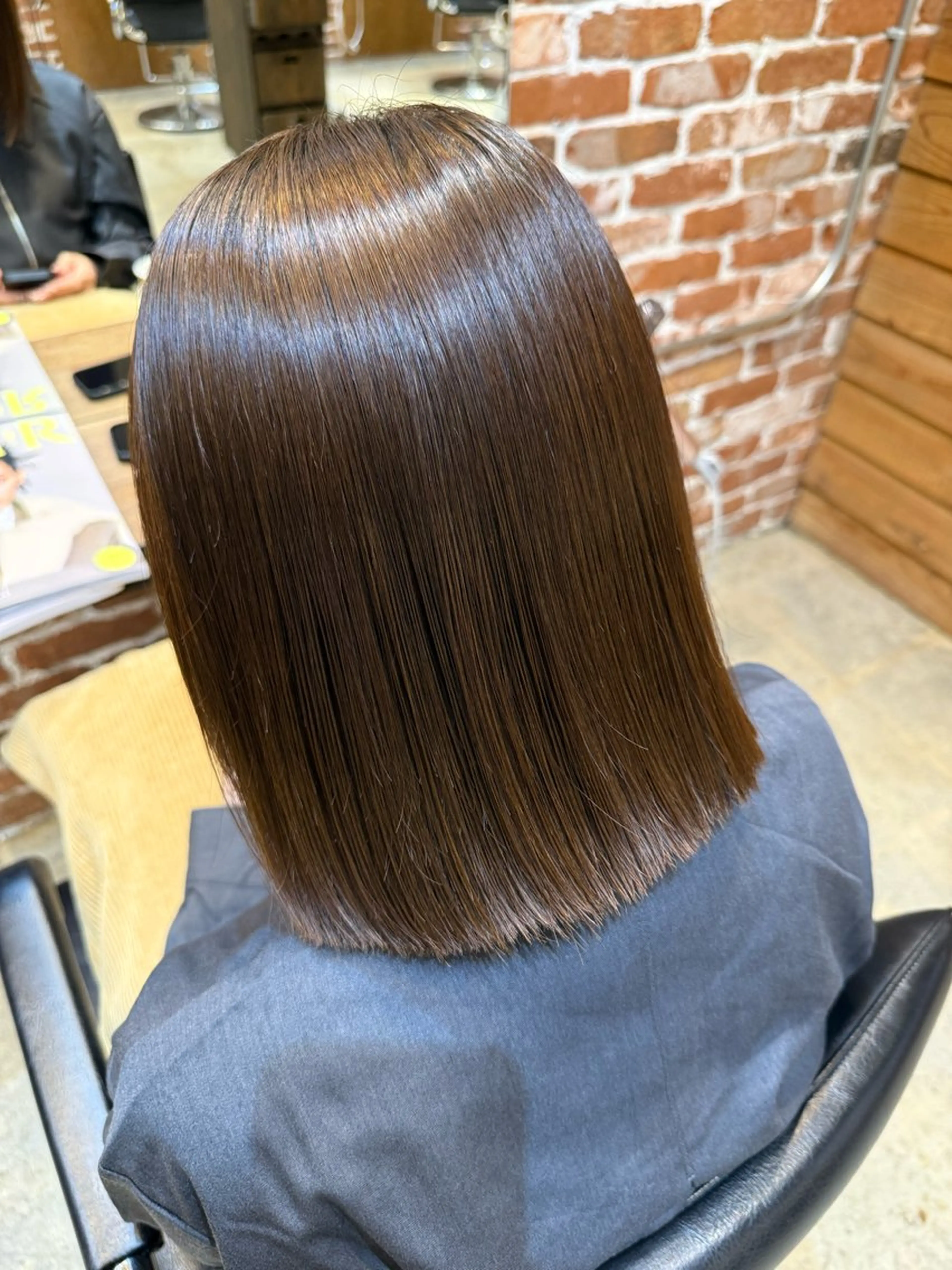 ミディアム 縮毛矯正 龍澤 海人のヘアスタイル