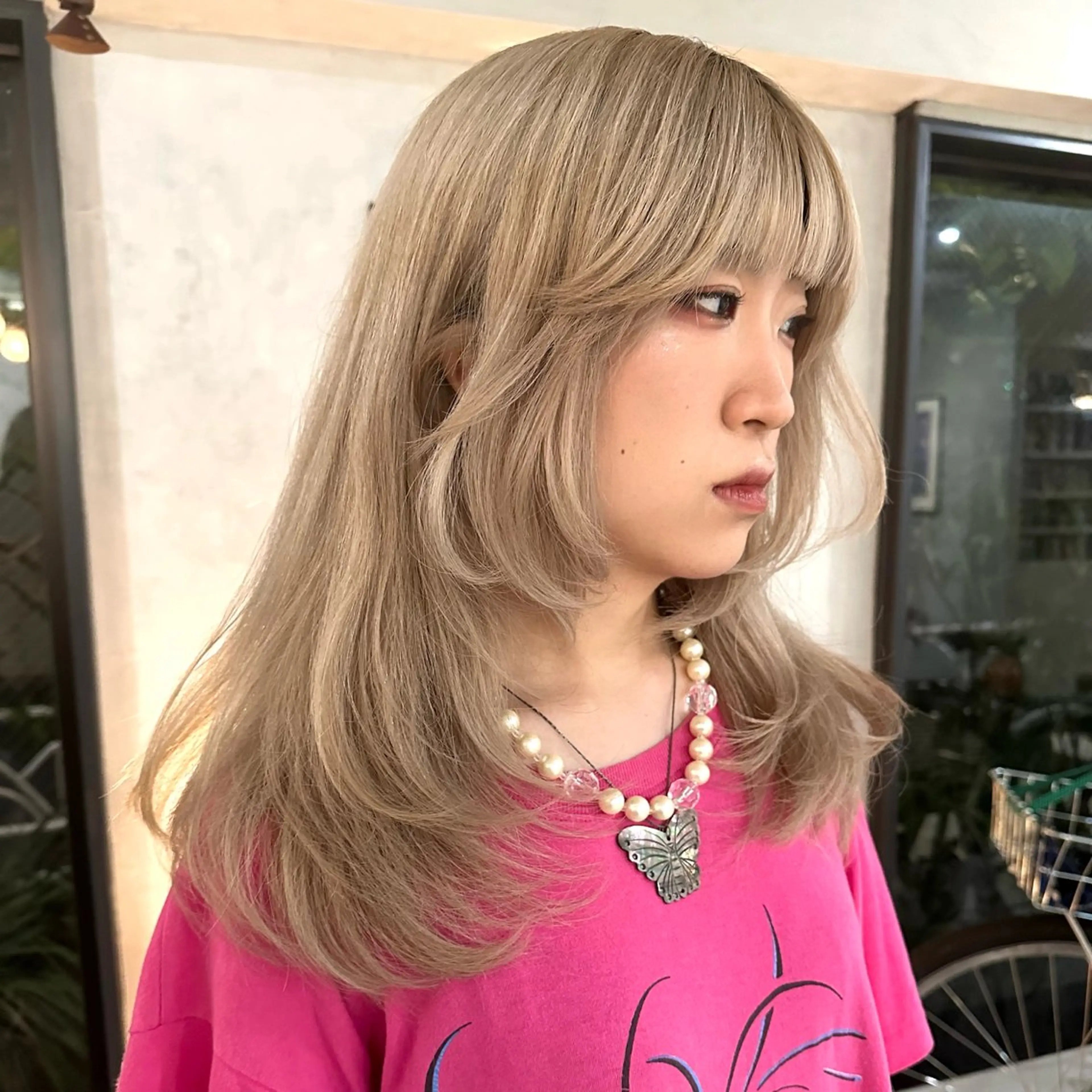 ミディアム カラー ヘアカラー トリートメント go today原宿vita所属・✨艶カラー美容師✨ リュウトのヘアスタイル