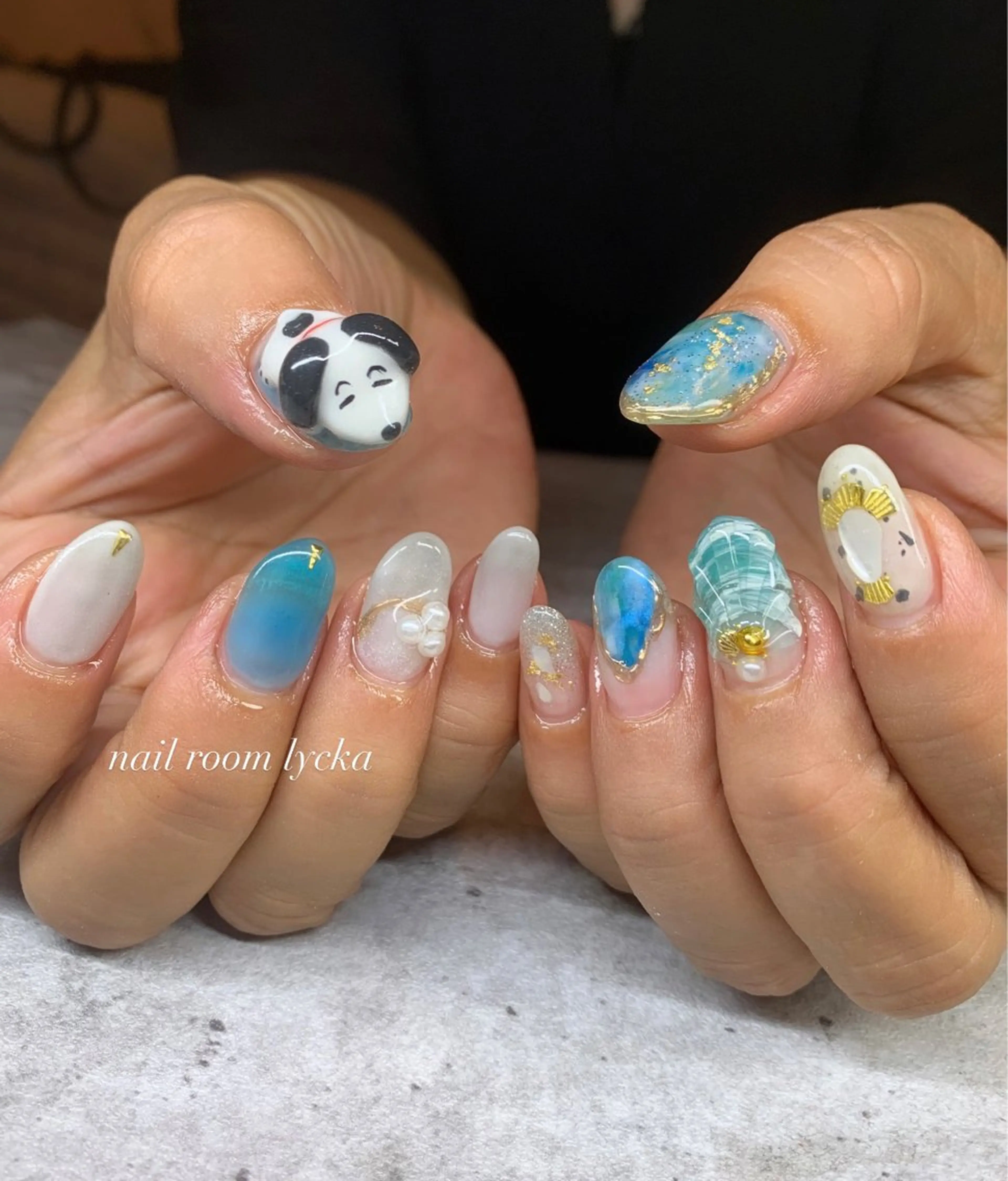 ネイル ﾈｲﾙﾙｰﾑﾘｯｶ 𝐦𝐚𝐲𝐮のネイルデザイン