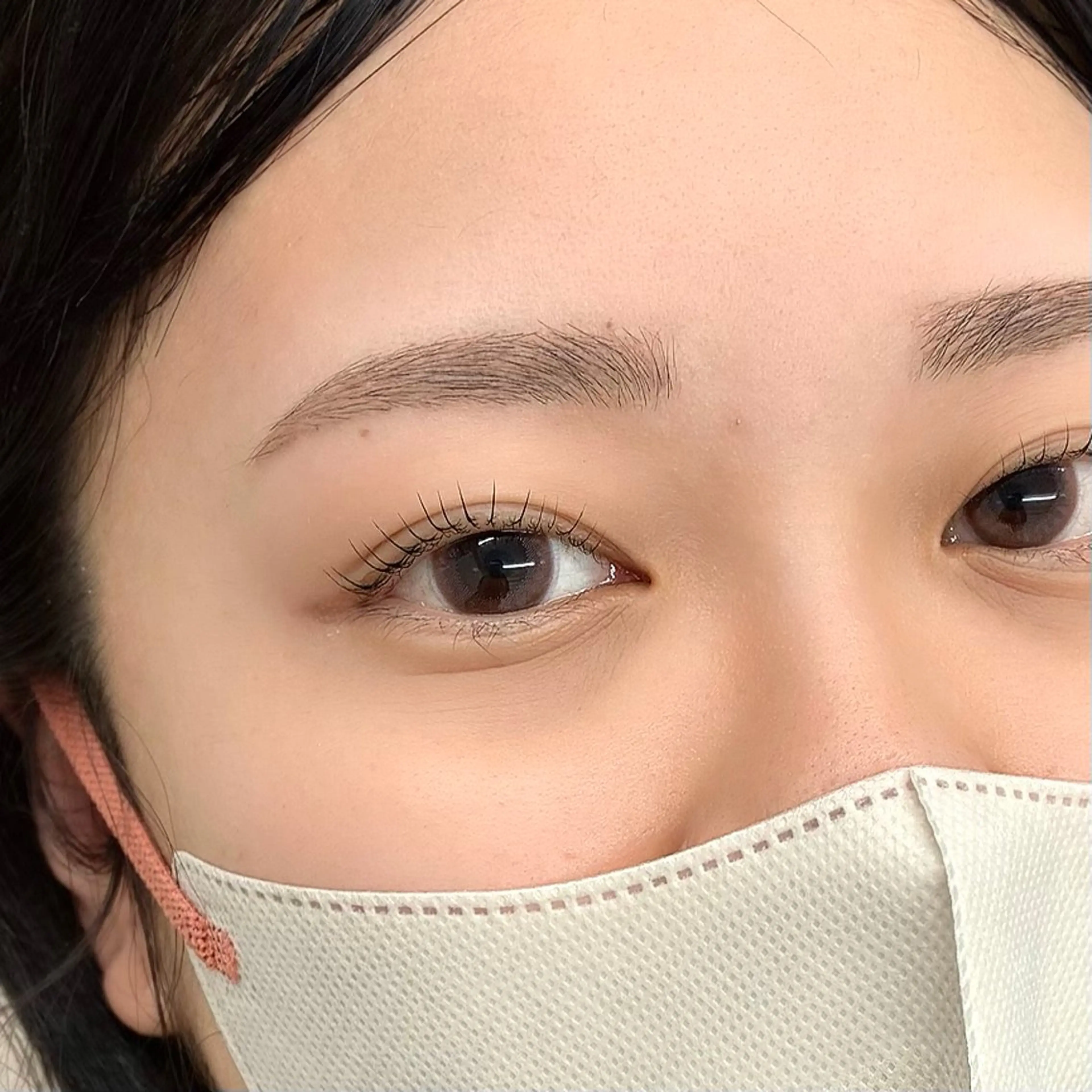 美眉アイブロウワックス+ラッシュリフトの写真