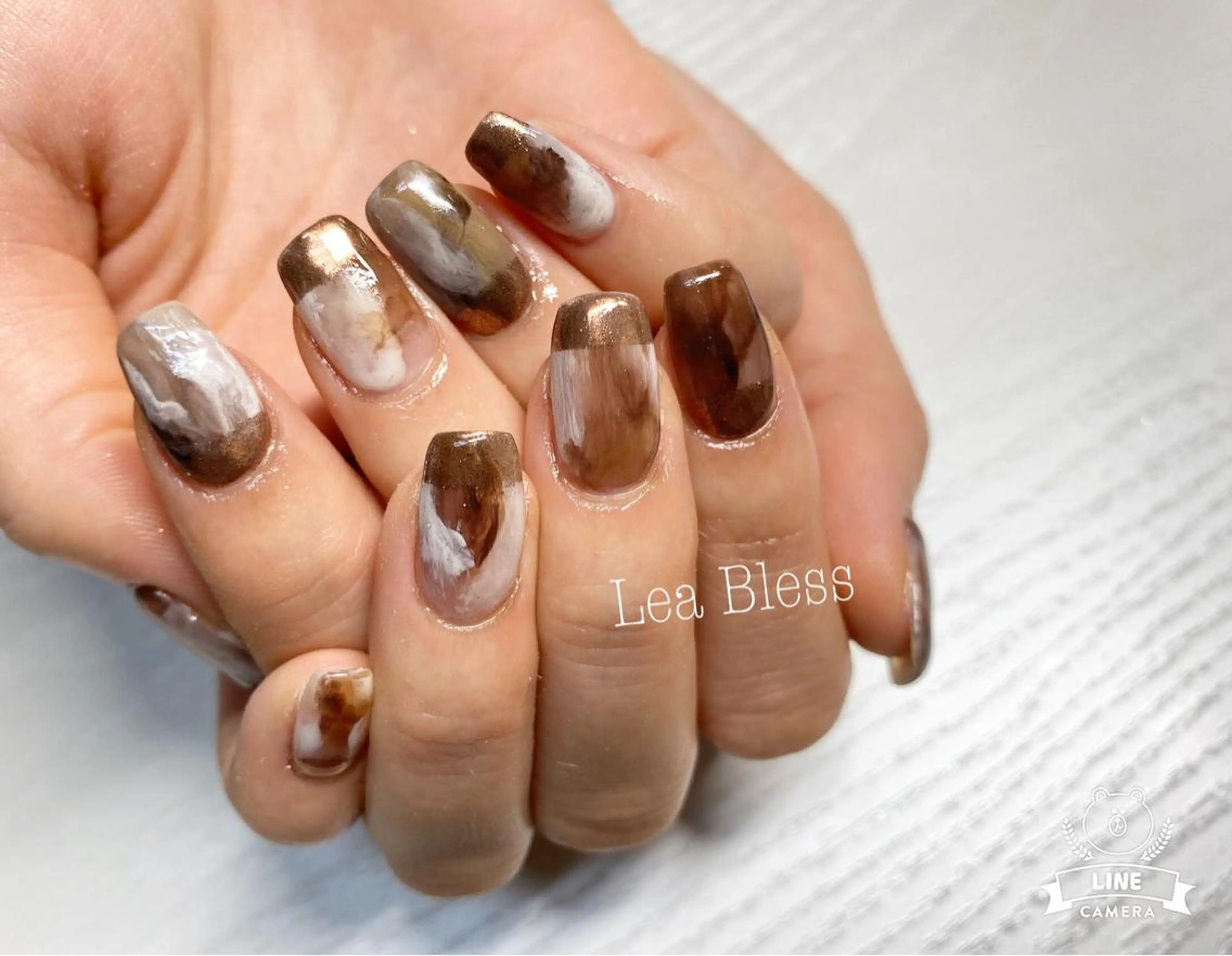 ネイル 持ち込み Lea Bless 河原町のネイルデザイン