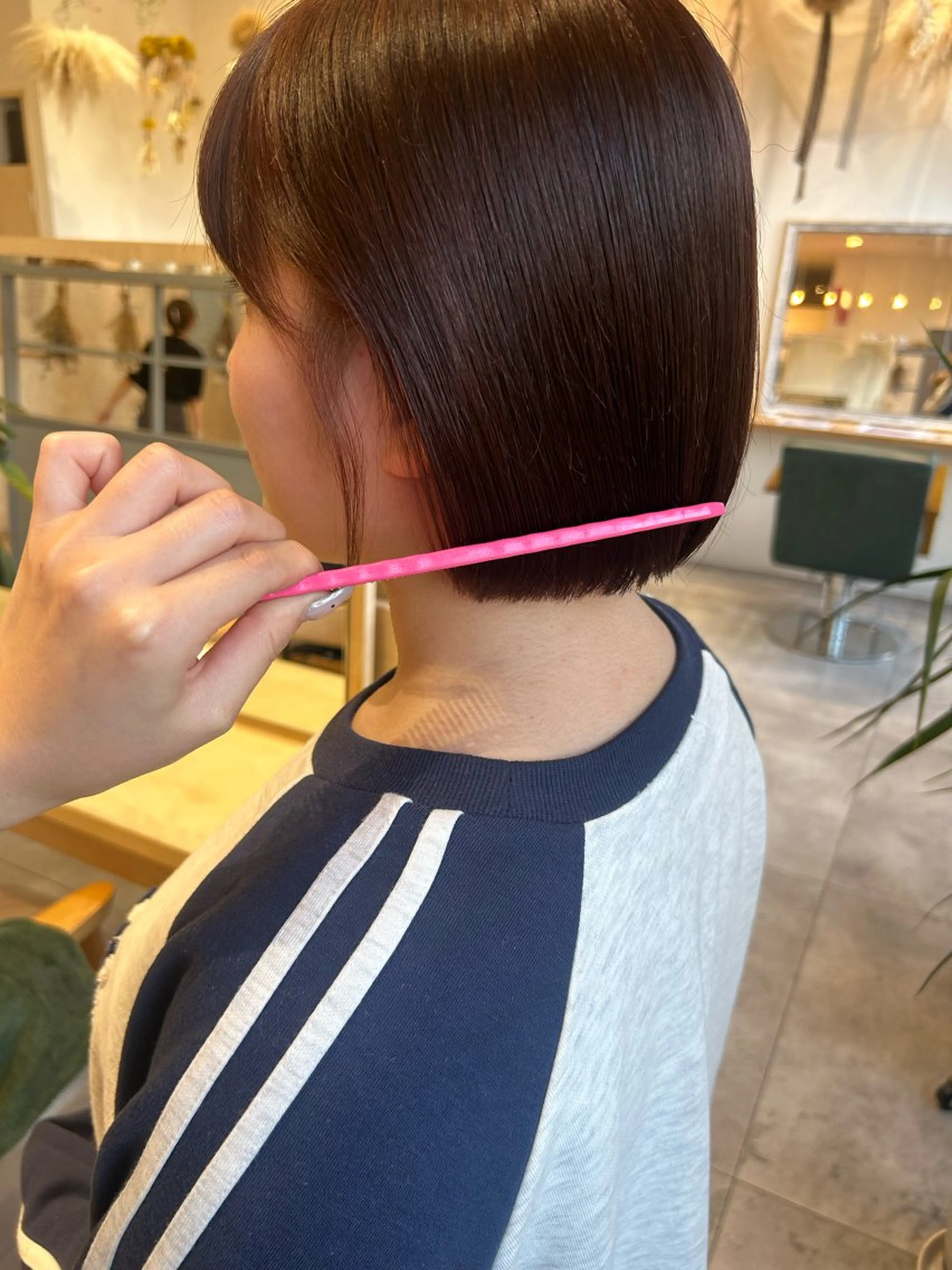 ショート ヘアカラー 桑本 さと子のヘアスタイル