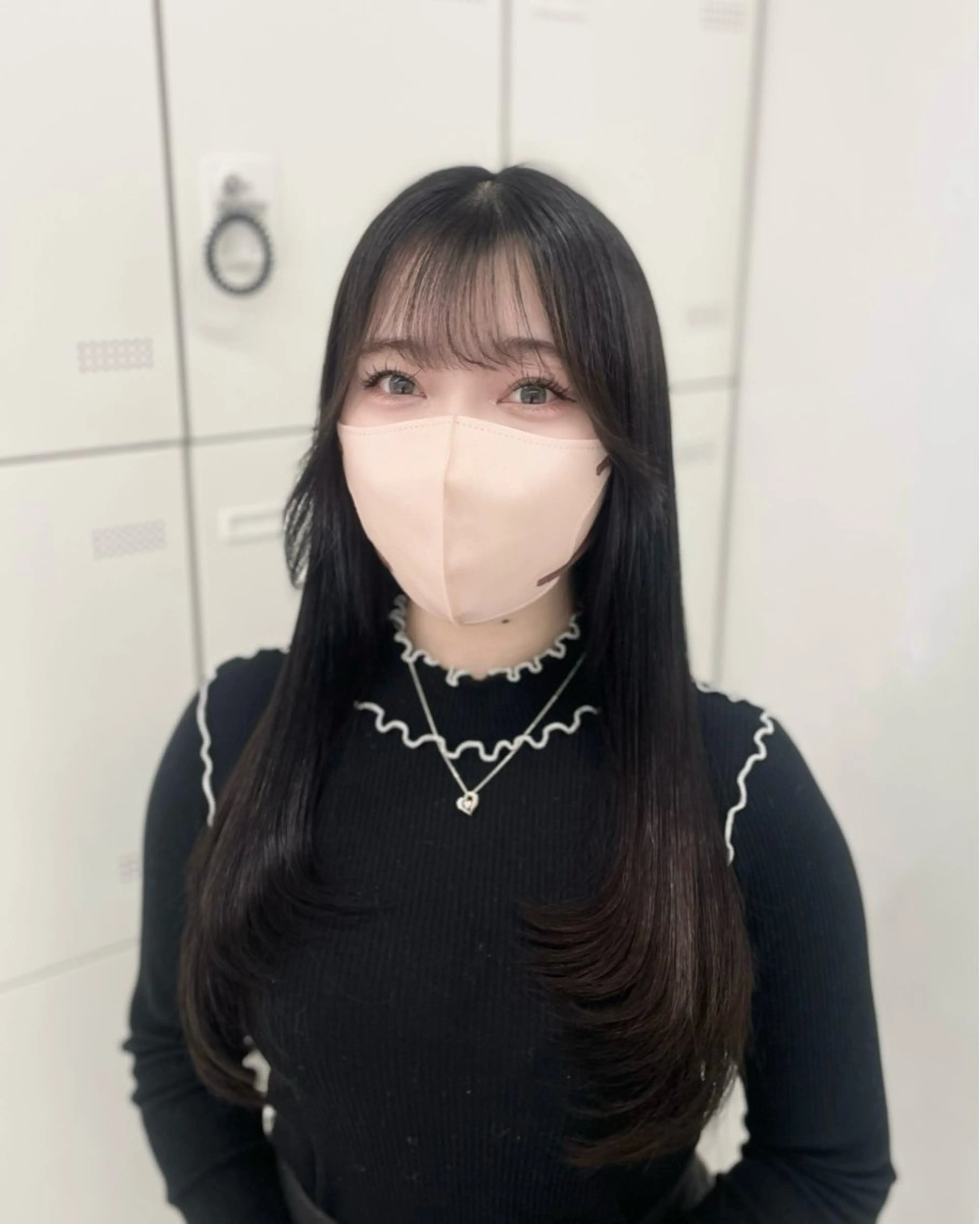 【🖤就活•実習生向け♡重くない暗髪🖤】艶カラー+ラクトン配合トリートメント(+炭酸spa)の写真