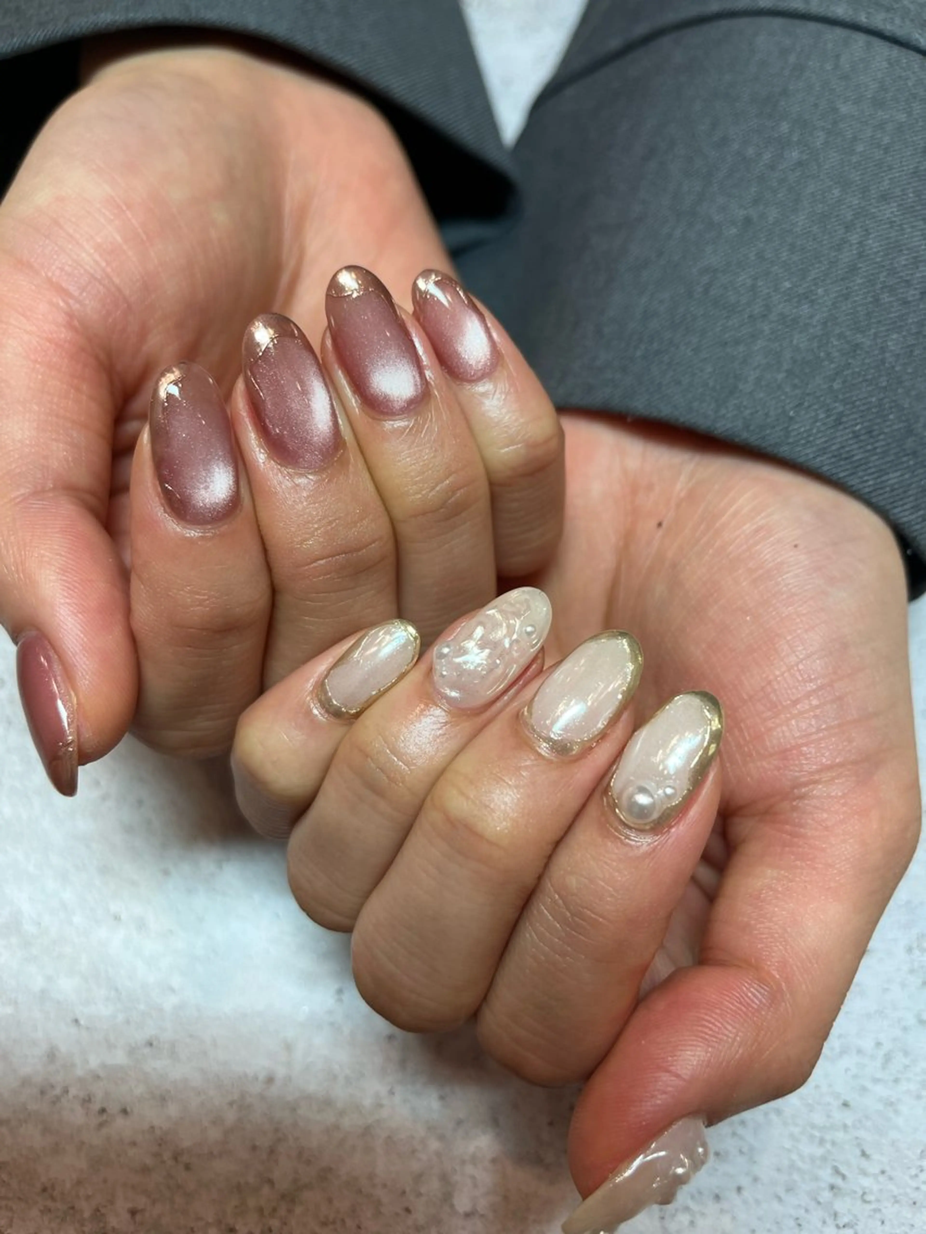 ネイル ハンドネイル 【LINON】 airiのネイルデザイン