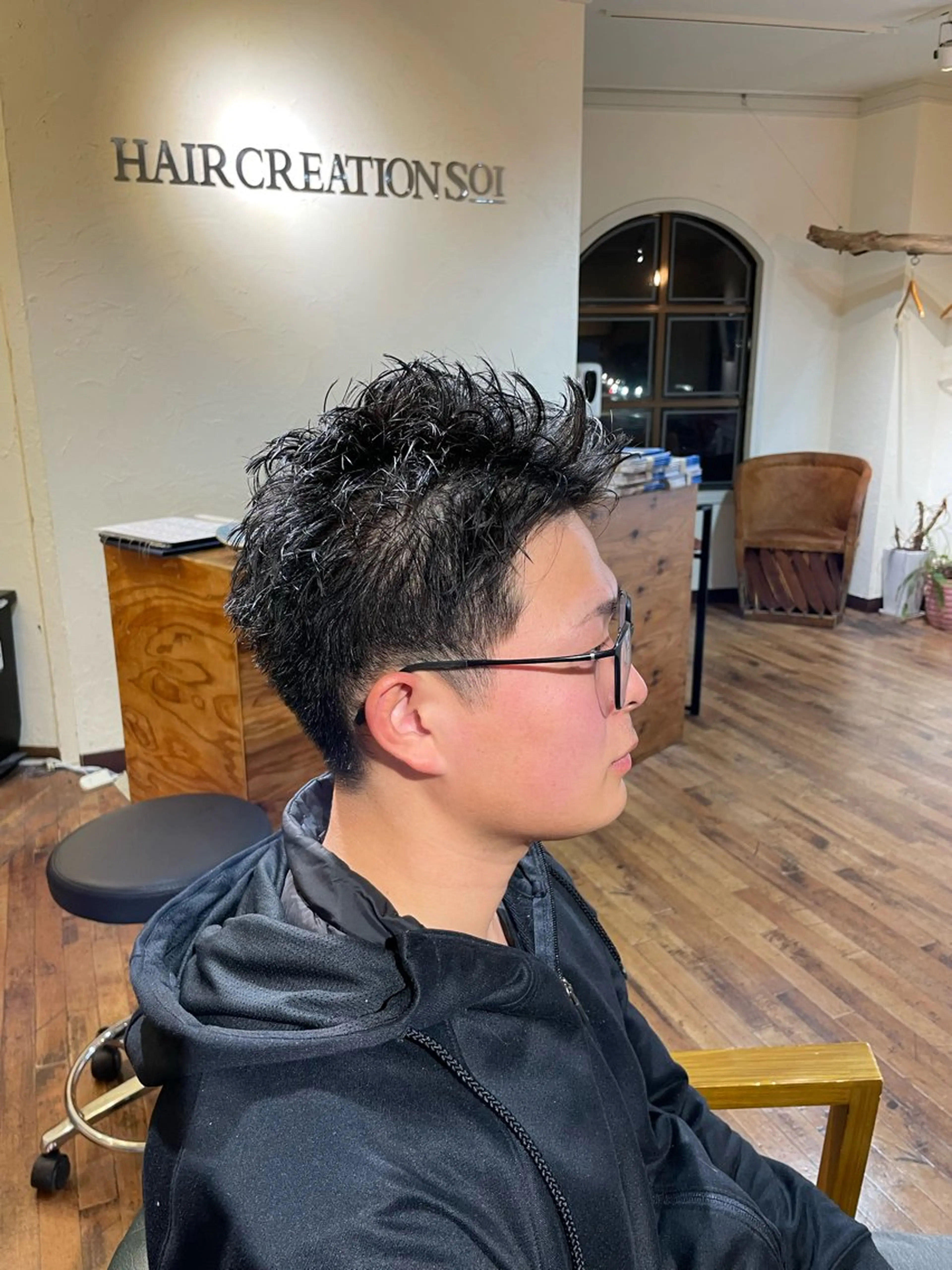 ショート メンズ 西岡 勇人のヘアスタイル