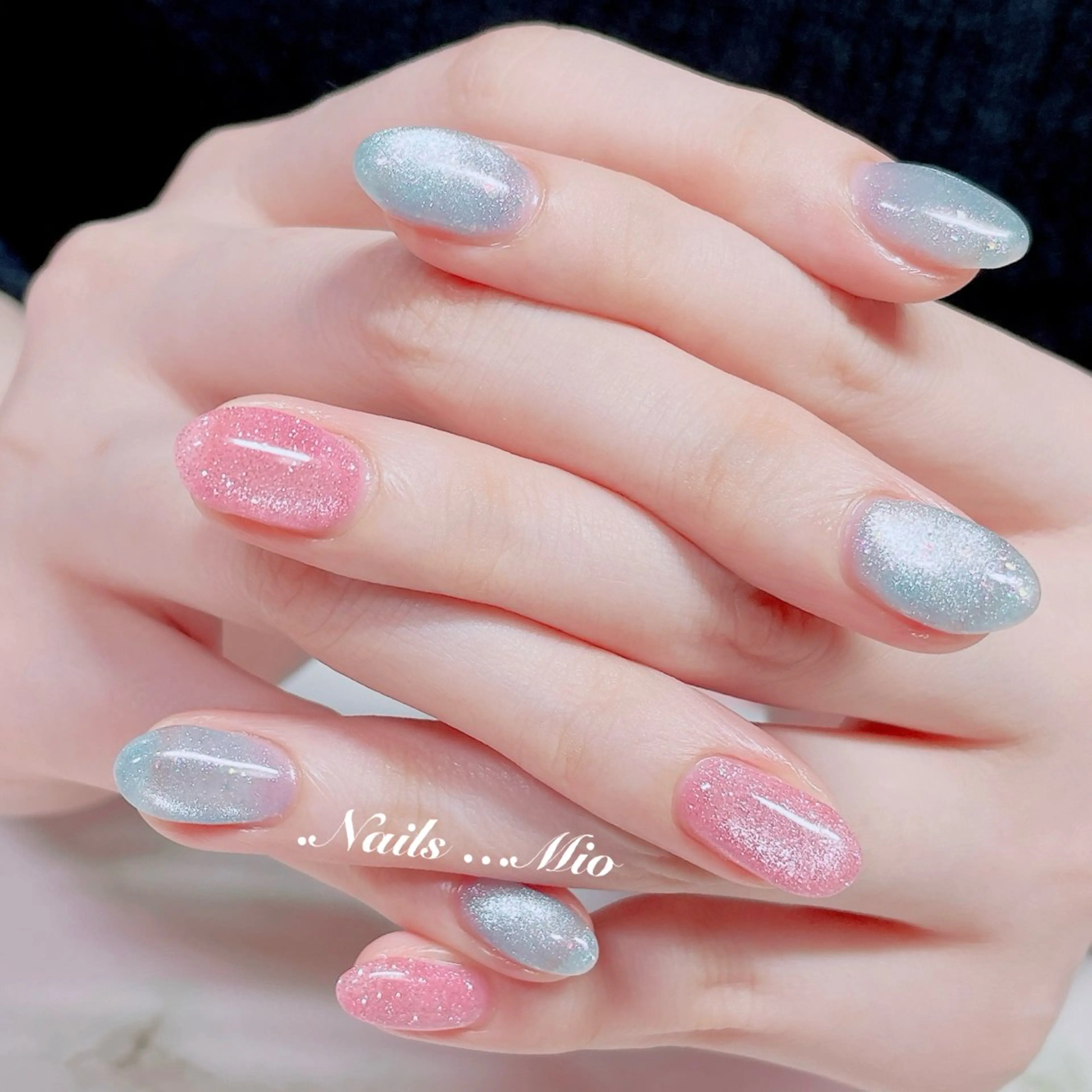 ネイル ジェルネイル マグネットネイル .Nails Mio 赤羽西ネイルサロンのネイルデザイン
