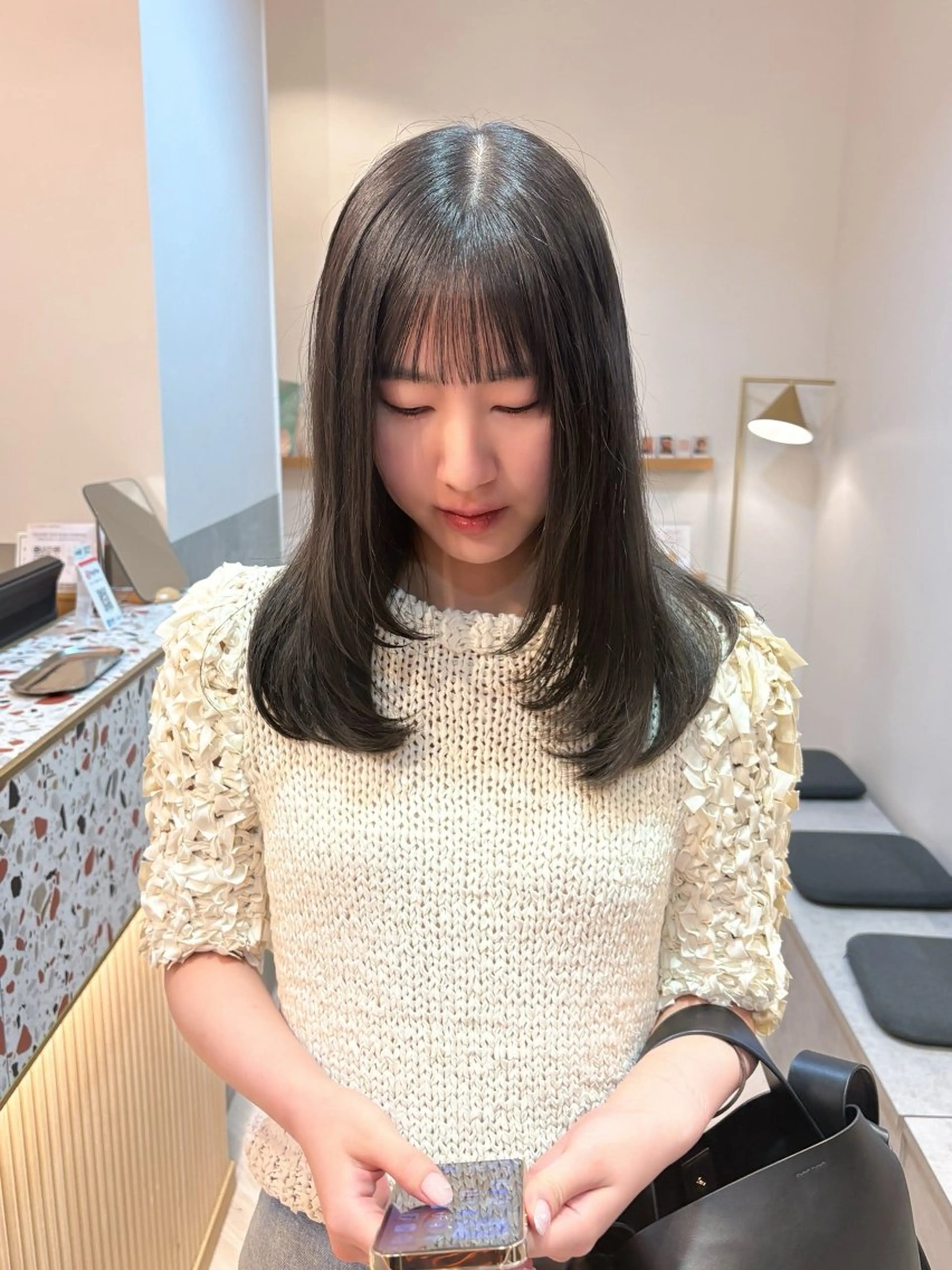 ロング 似合わせ/ベージュ /レイヤー/りほ🤍のヘアスタイル