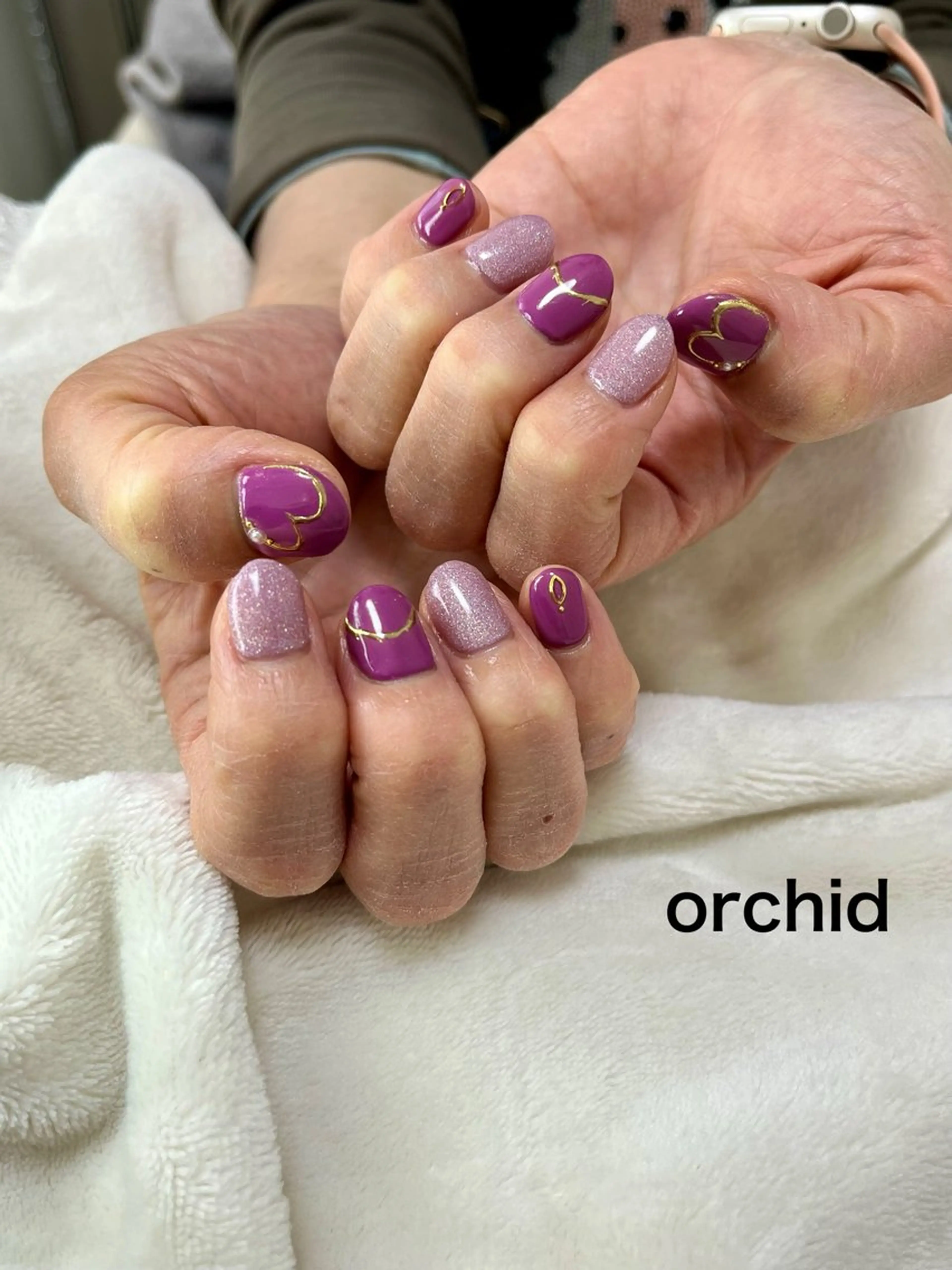 ネイル orchid ♡オーキッドのネイルデザイン