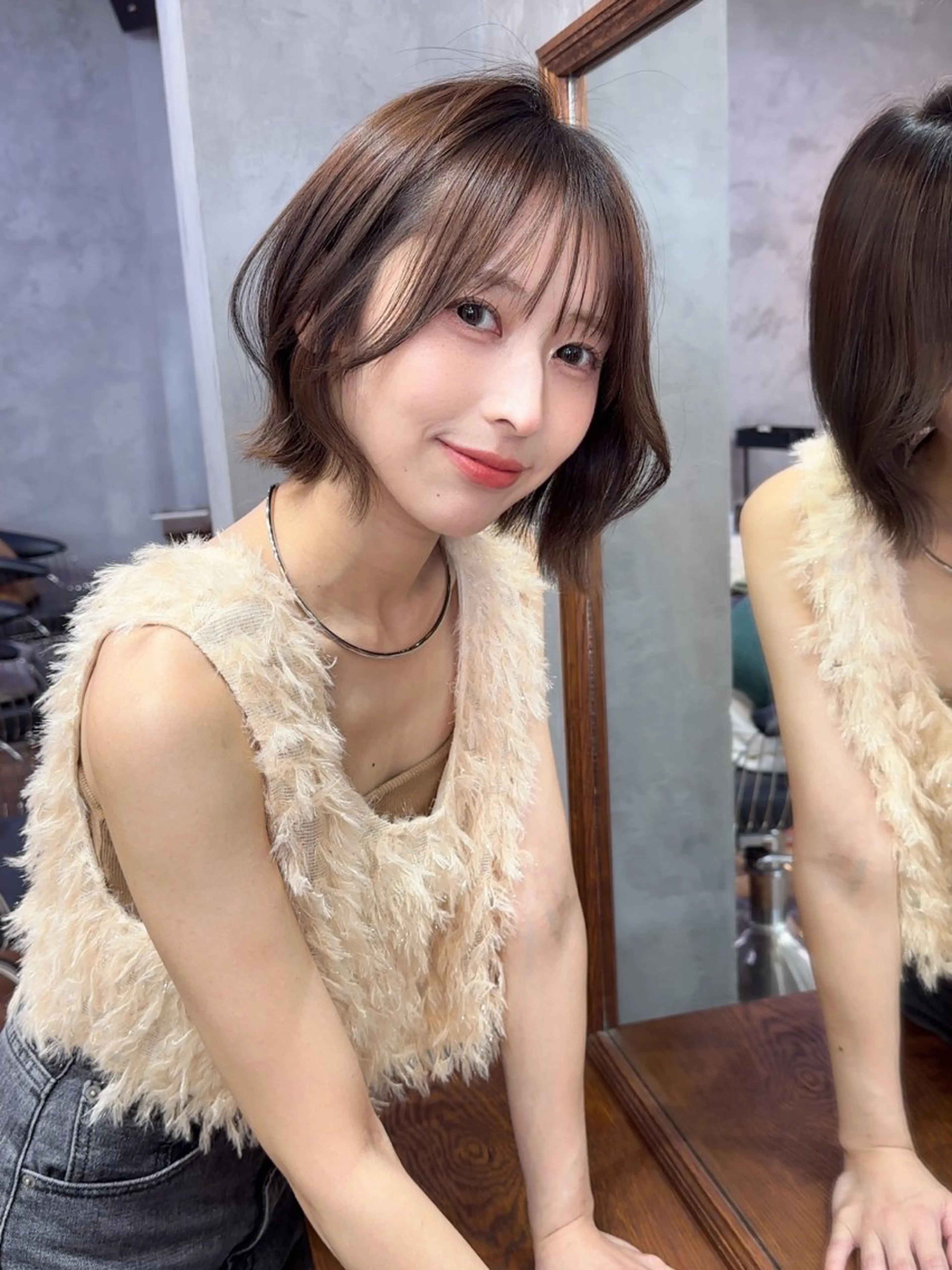 ショート カット ヘアカラー 廣瀬双葉 トップスタイリストのヘアスタイル