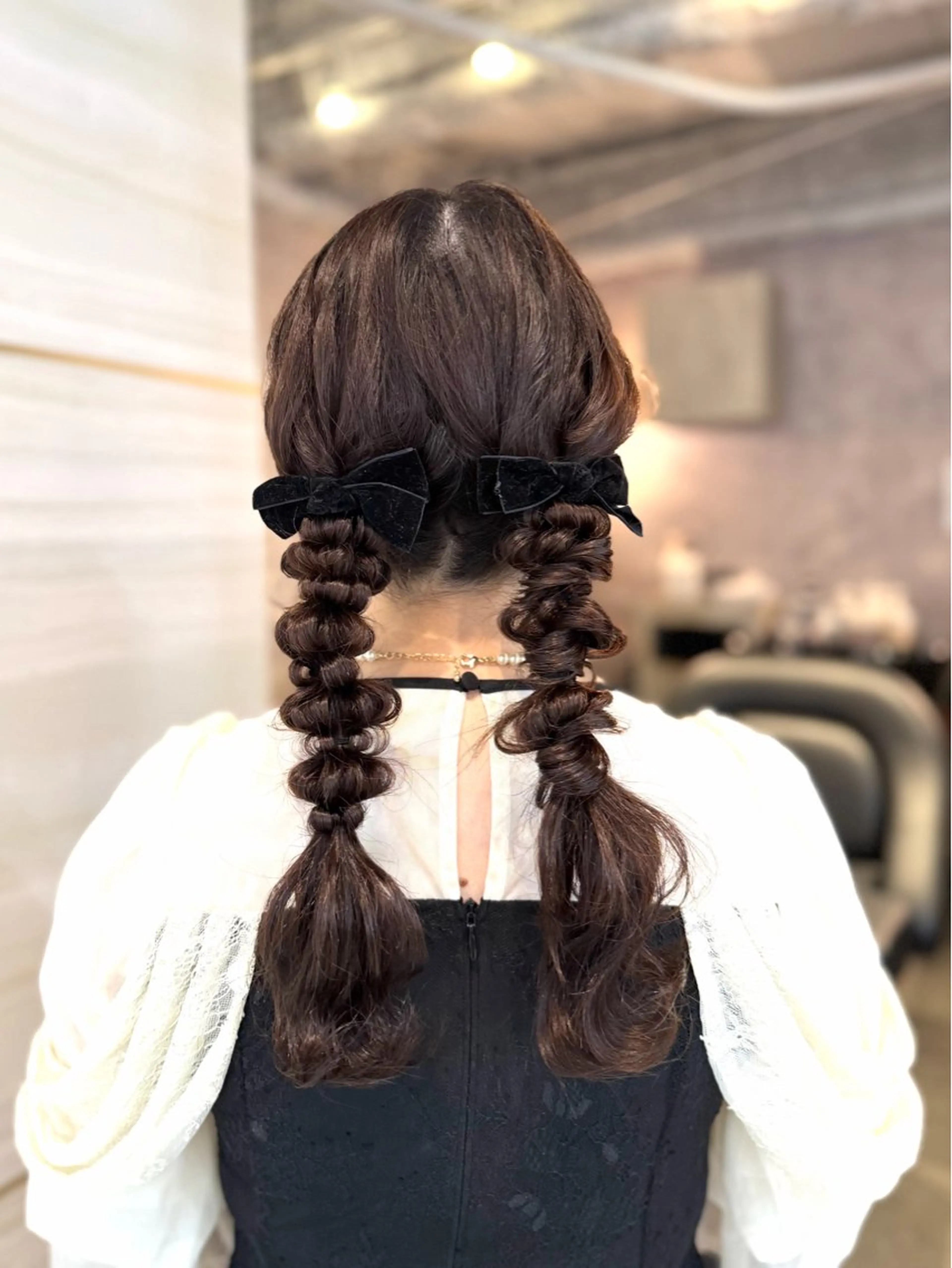 ロング ヘアアレンジ ヘアセット 🩶鈴木茉奈🩶艶髪 /透明感/暖色カラーのヘアスタイル