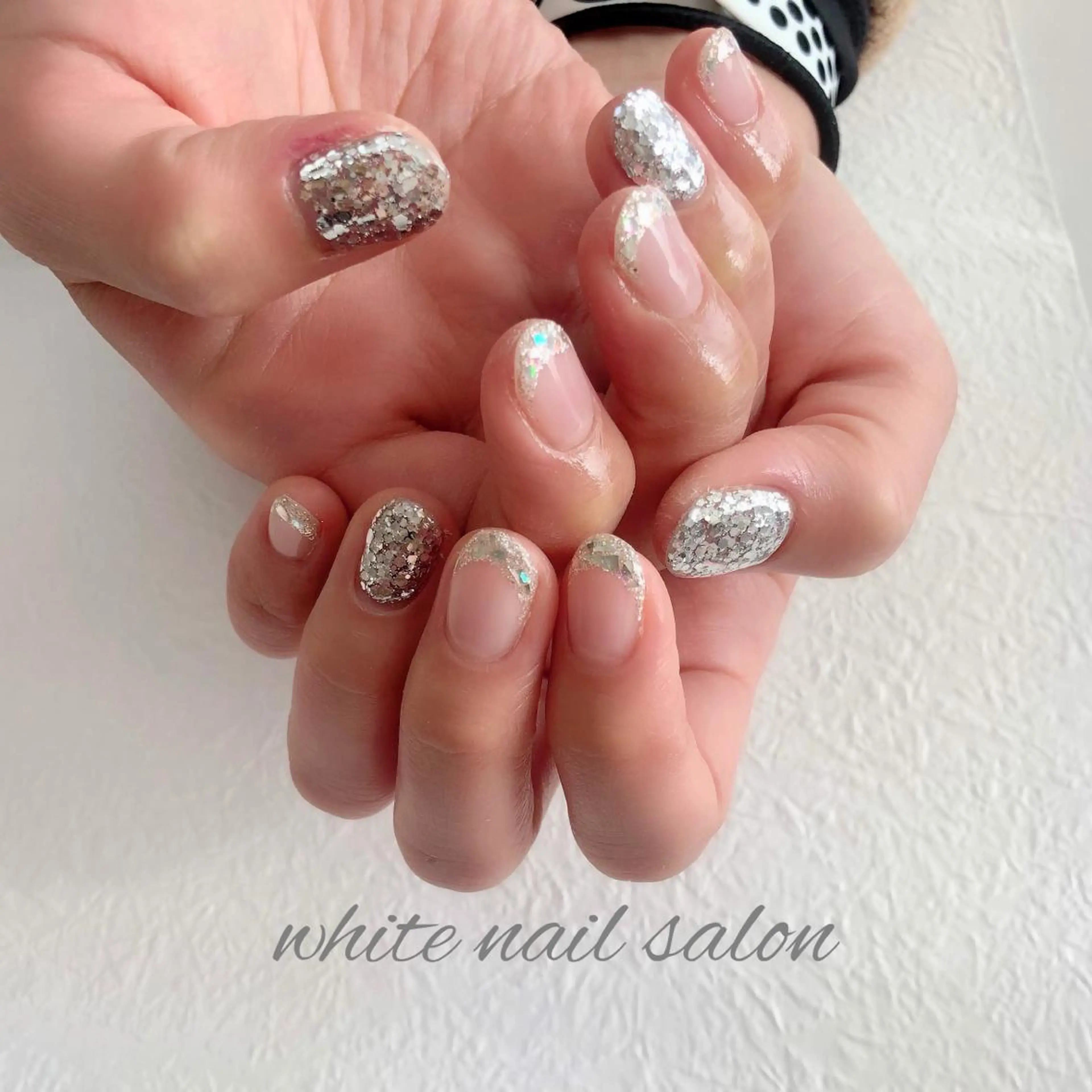 ネイル フットネイル ジェルネイル ハードジェル 持ち込み オフィスネイル white nail salonのネイルデザイン