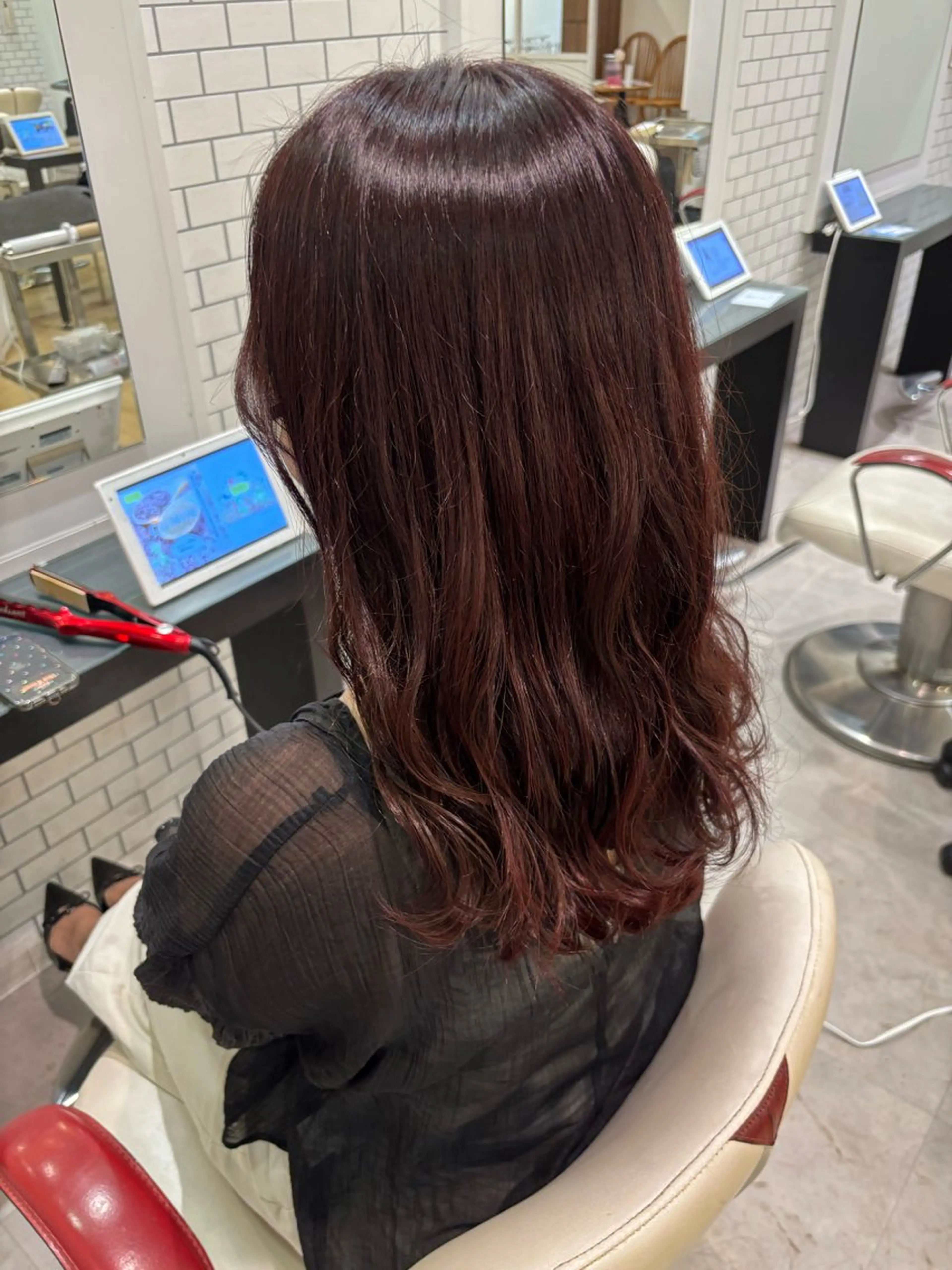 セミロング ヘアアレンジ メンズ特化／韓国風 /江戸谷大晴のヘアスタイル