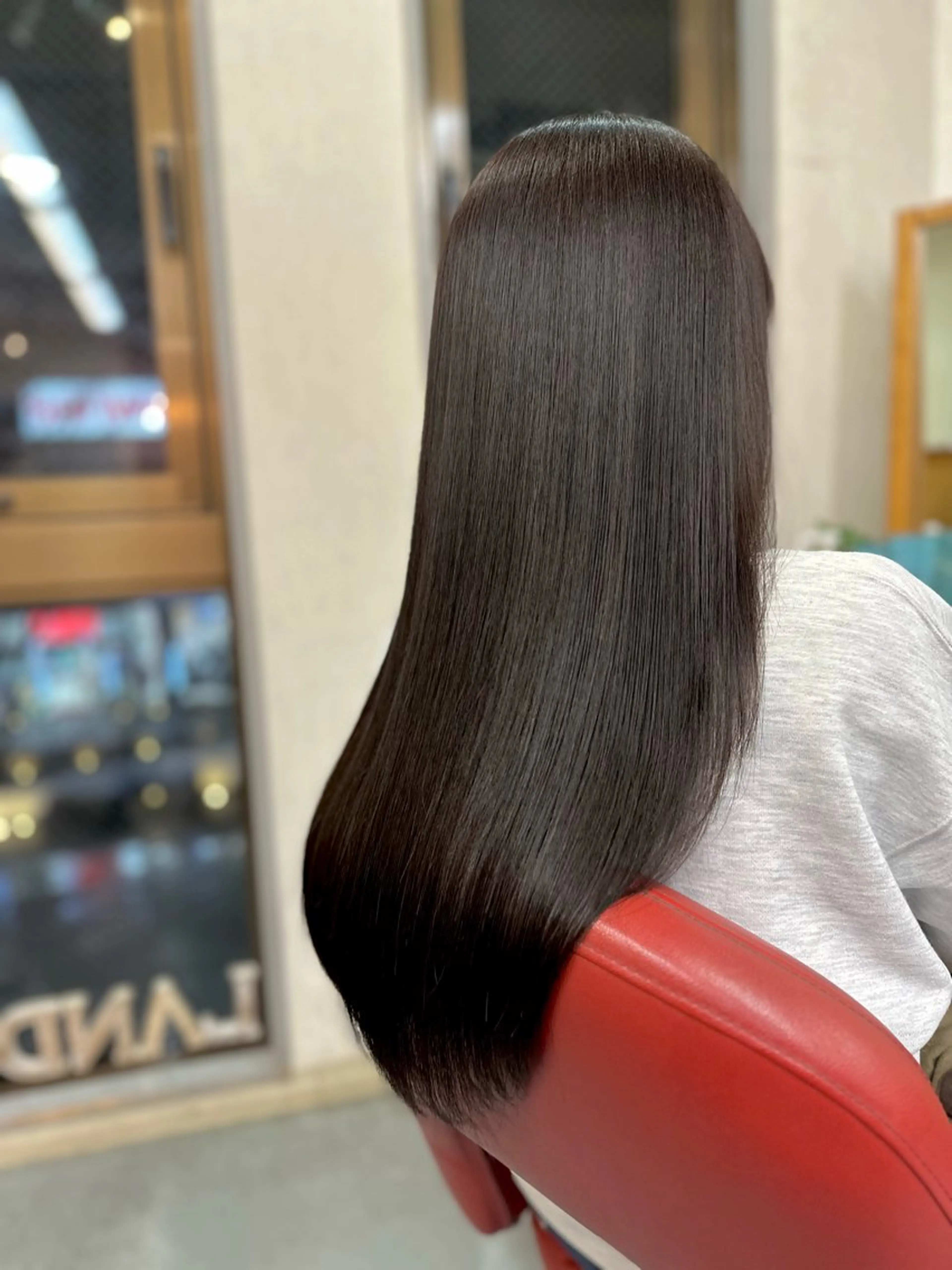 ロング 縮毛矯正 トリートメント 全国カットコンテスト 受賞🏅satoのヘアスタイル