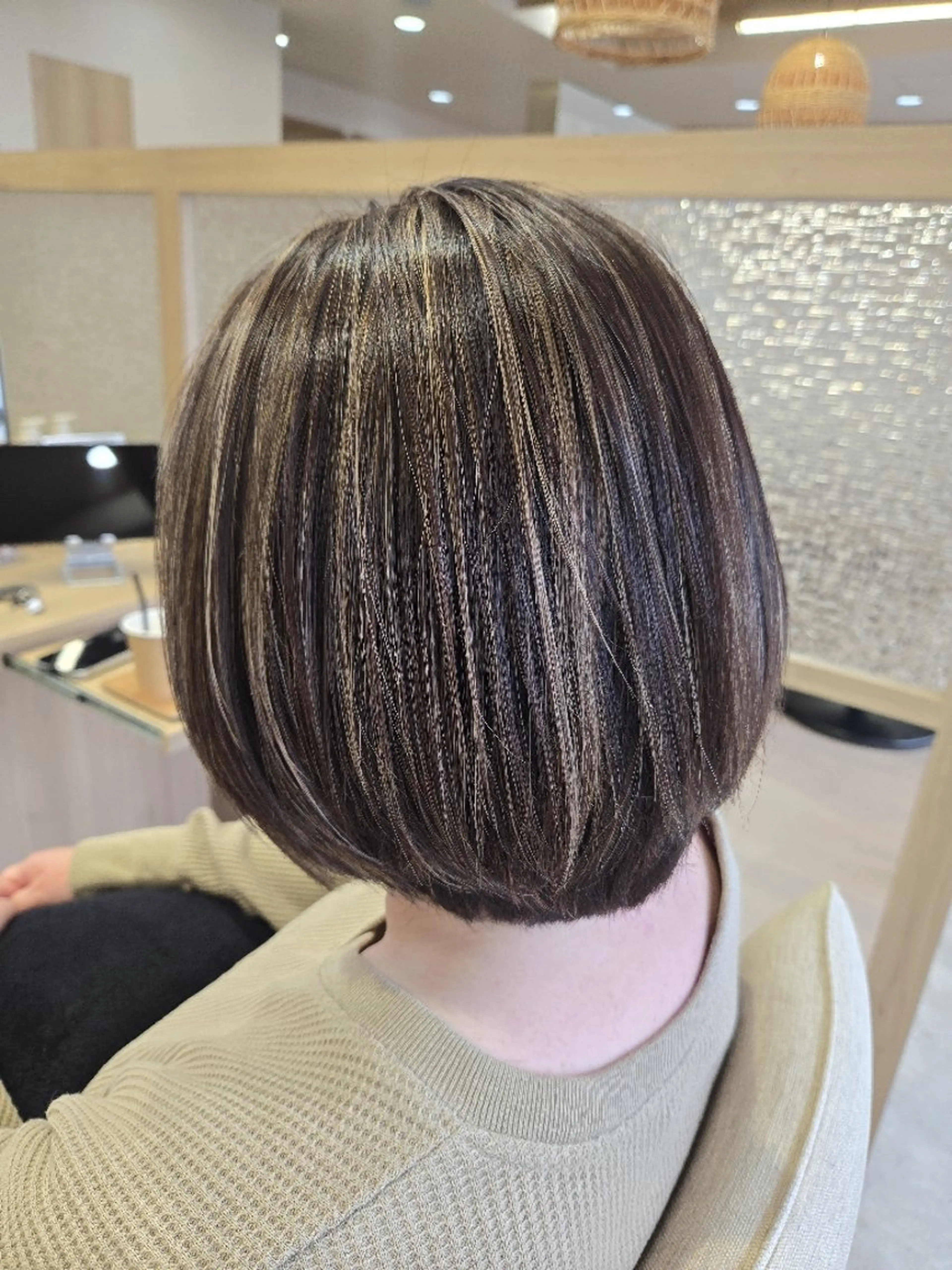 ショート カラー ハイライトカラー ハイライト 🫧高濃度水素カラー ✂️鈴木 直人のヘアスタイル